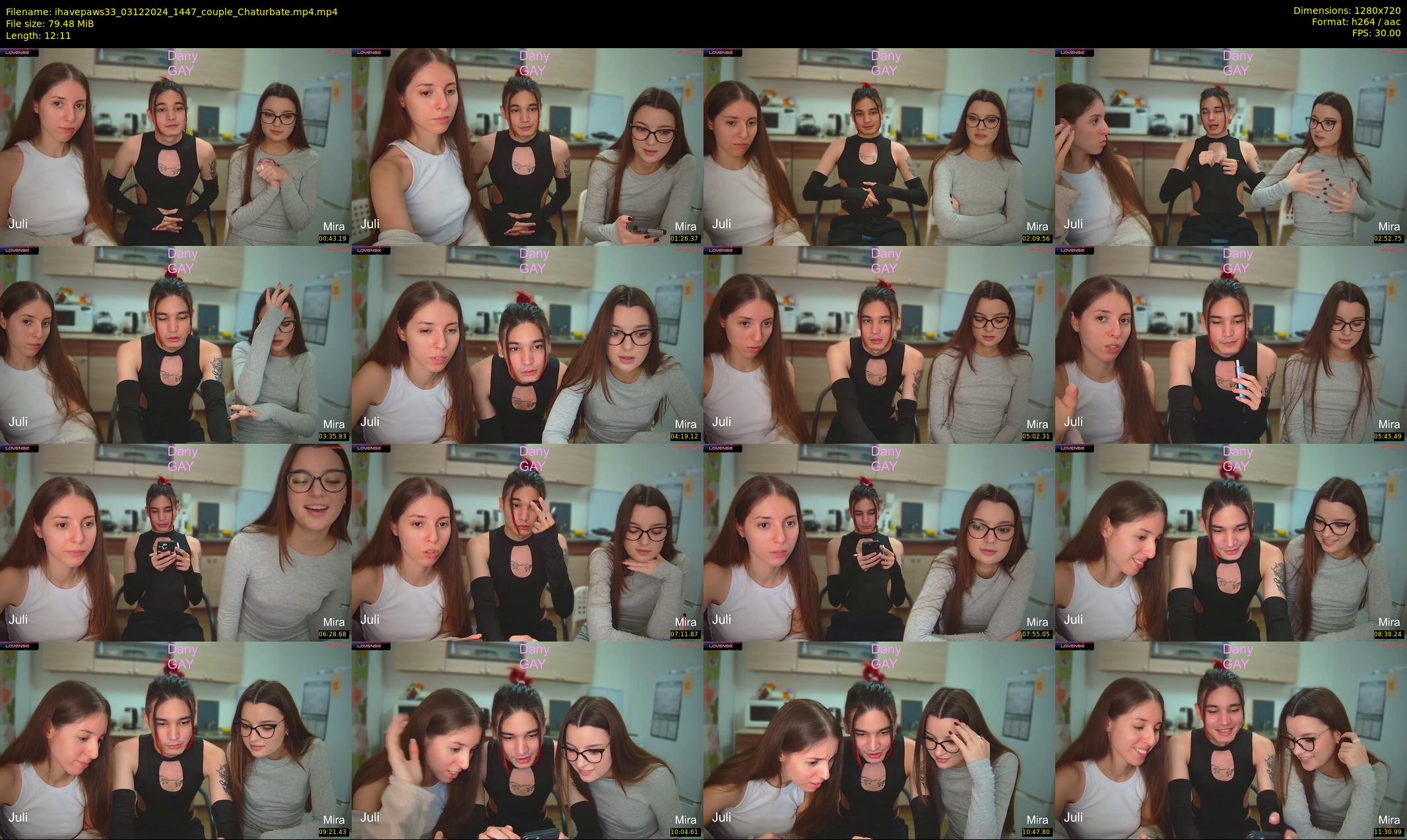ihavepaws33 — 13 minute Chaturbate couple cam show recording, 720p, Dec 3, 2024