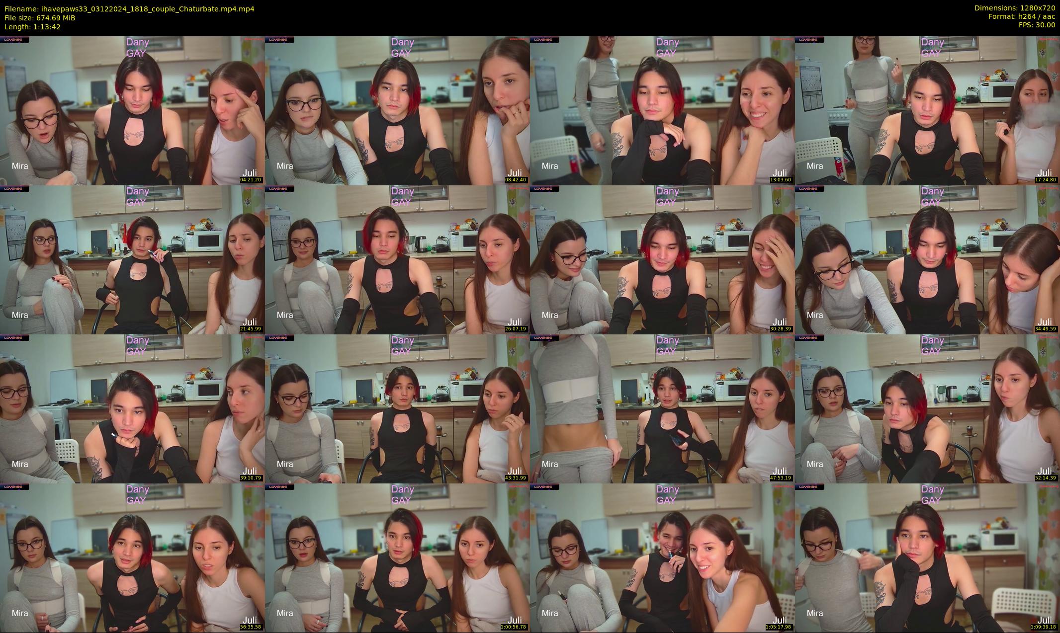 ihavepaws33 — 74 minute Chaturbate couple cam show recording, 720p, Dec 3, 2024