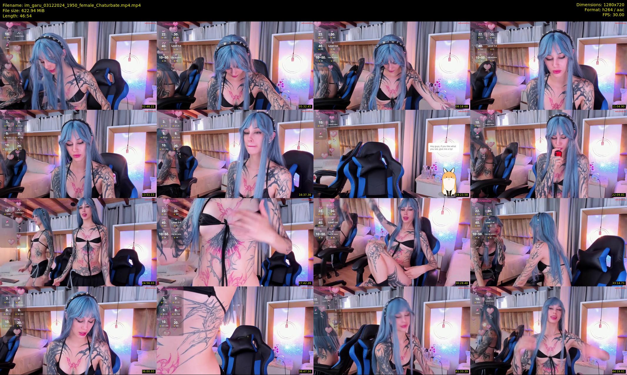 im_garu — 47 minute Chaturbate female cam show recording, 720p, Dec 3, 2024