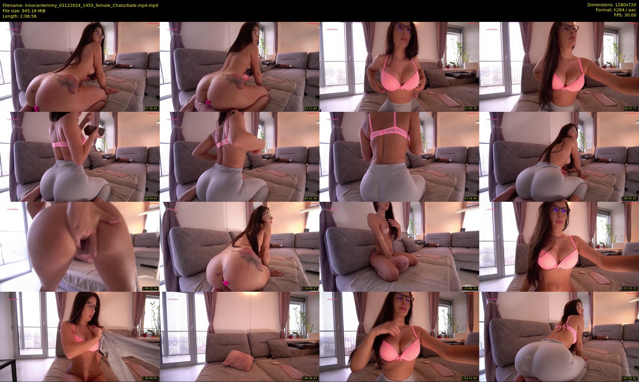 innocentemmy — 129 minute Chaturbate female cam show recording, 720p, Dec 3, 2024