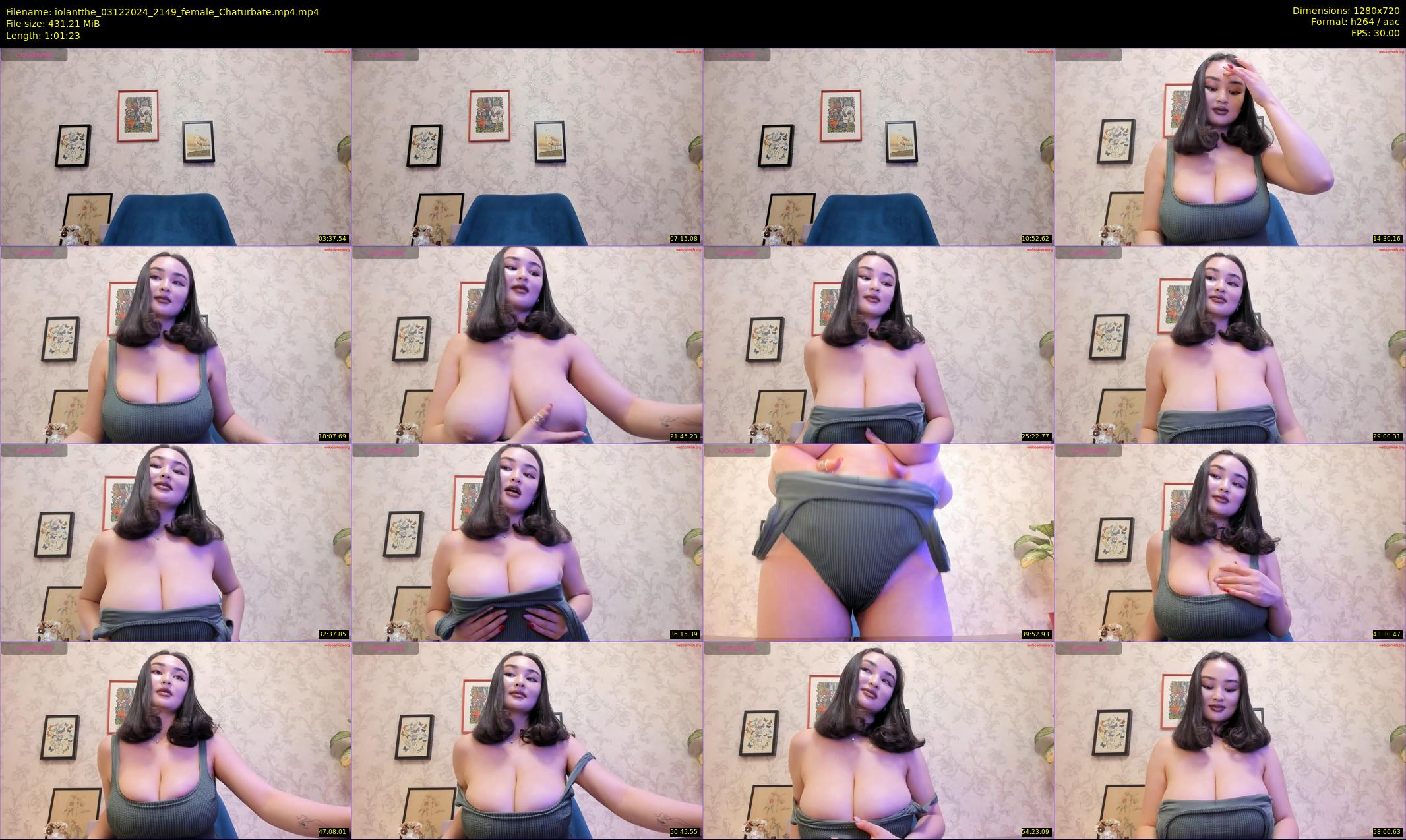 iolantthe — 62 minute Chaturbate female cam show recording, 720p, Dec 3, 2024