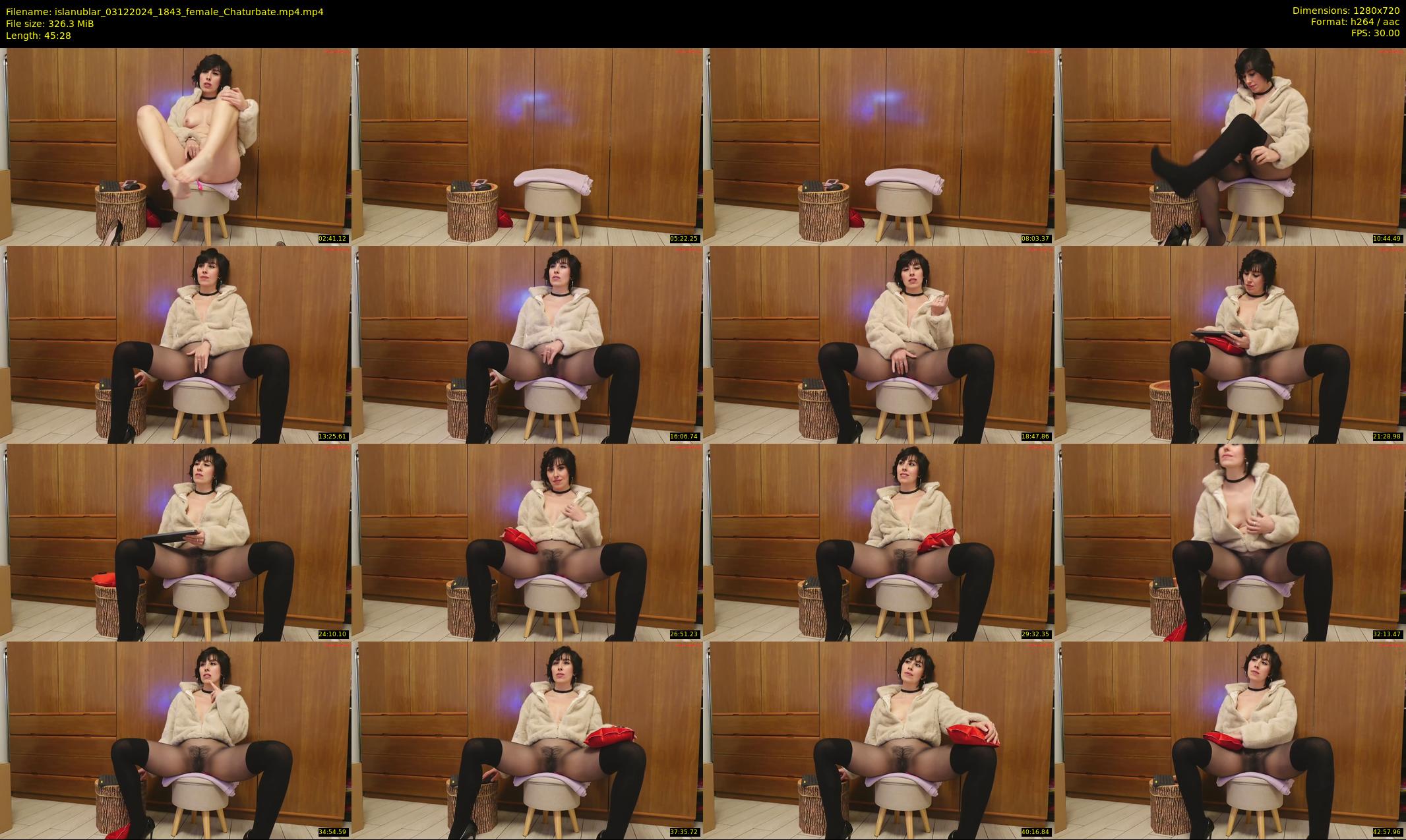 islanublar — 46 minute Chaturbate female cam show recording, 720p, Dec 3, 2024