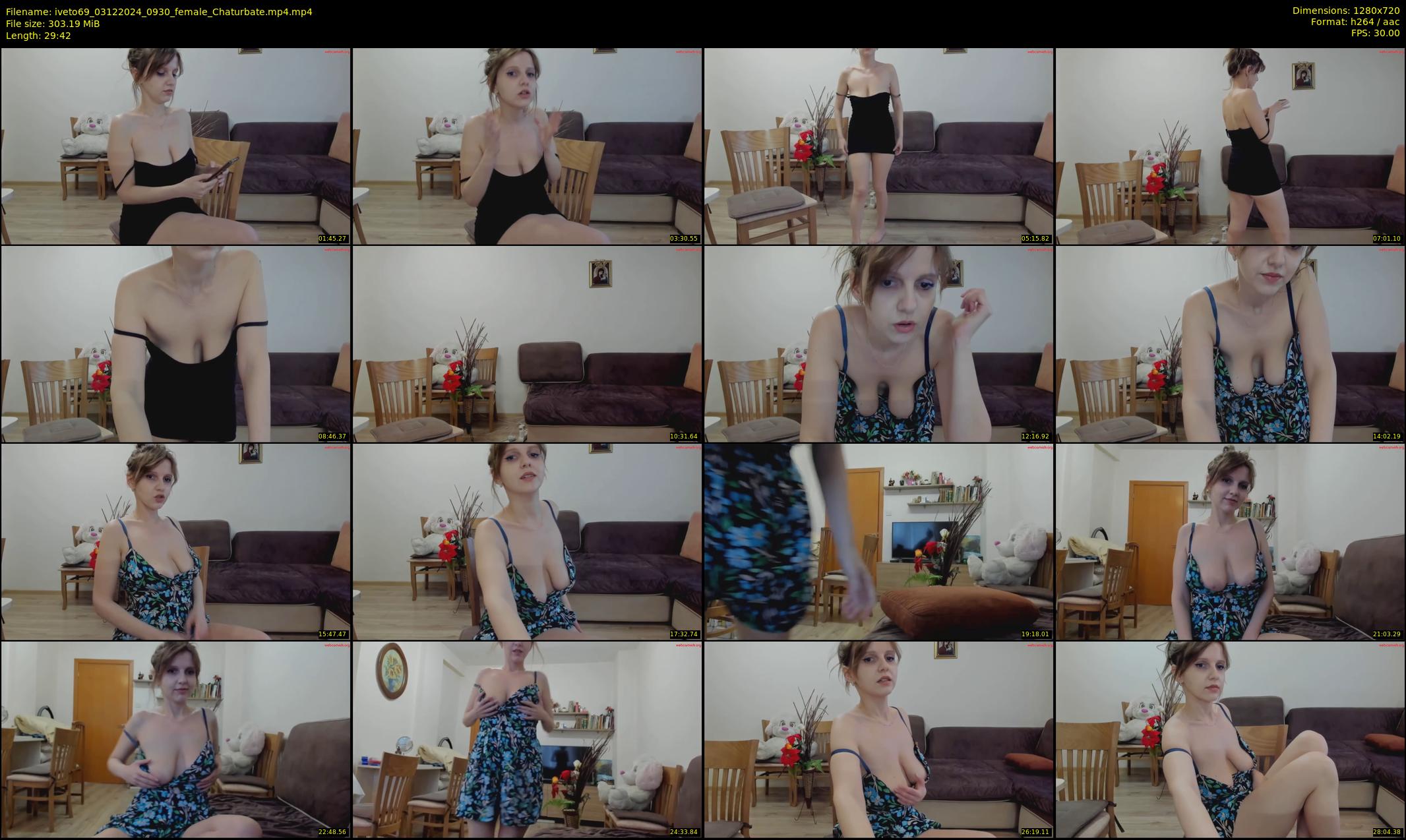 iveto69 — 30 minute Chaturbate female cam show recording, 720p, Dec 3, 2024