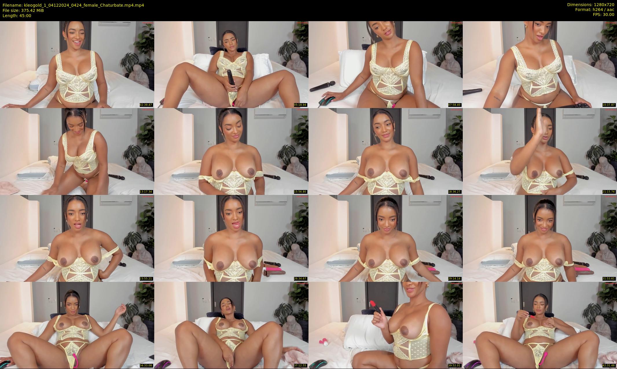 kleogold_1 — 45 minute Chaturbate female cam show recording, 720p, Dec 4, 2024