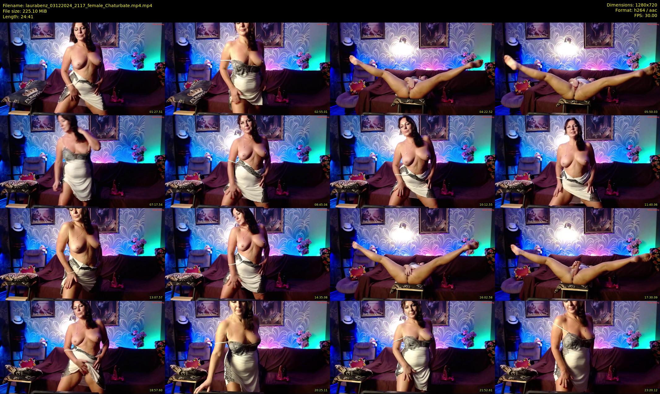 laurabenz — 25 minute Chaturbate female cam show recording, 720p, Dec 3, 2024