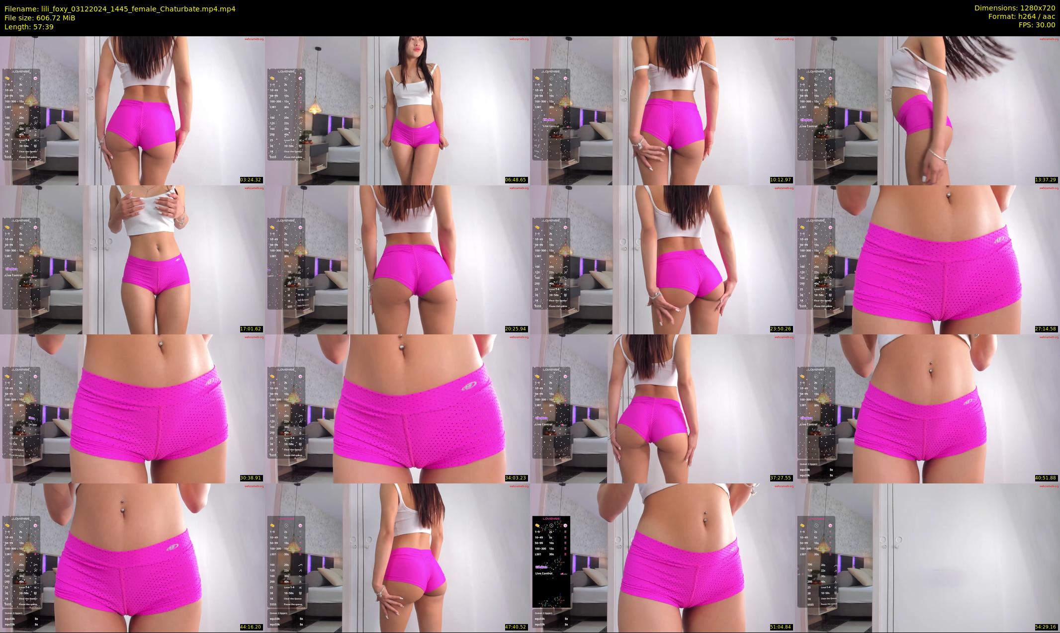lili_foxy — 58 minute Chaturbate female cam show recording, 720p, Dec 3, 2024