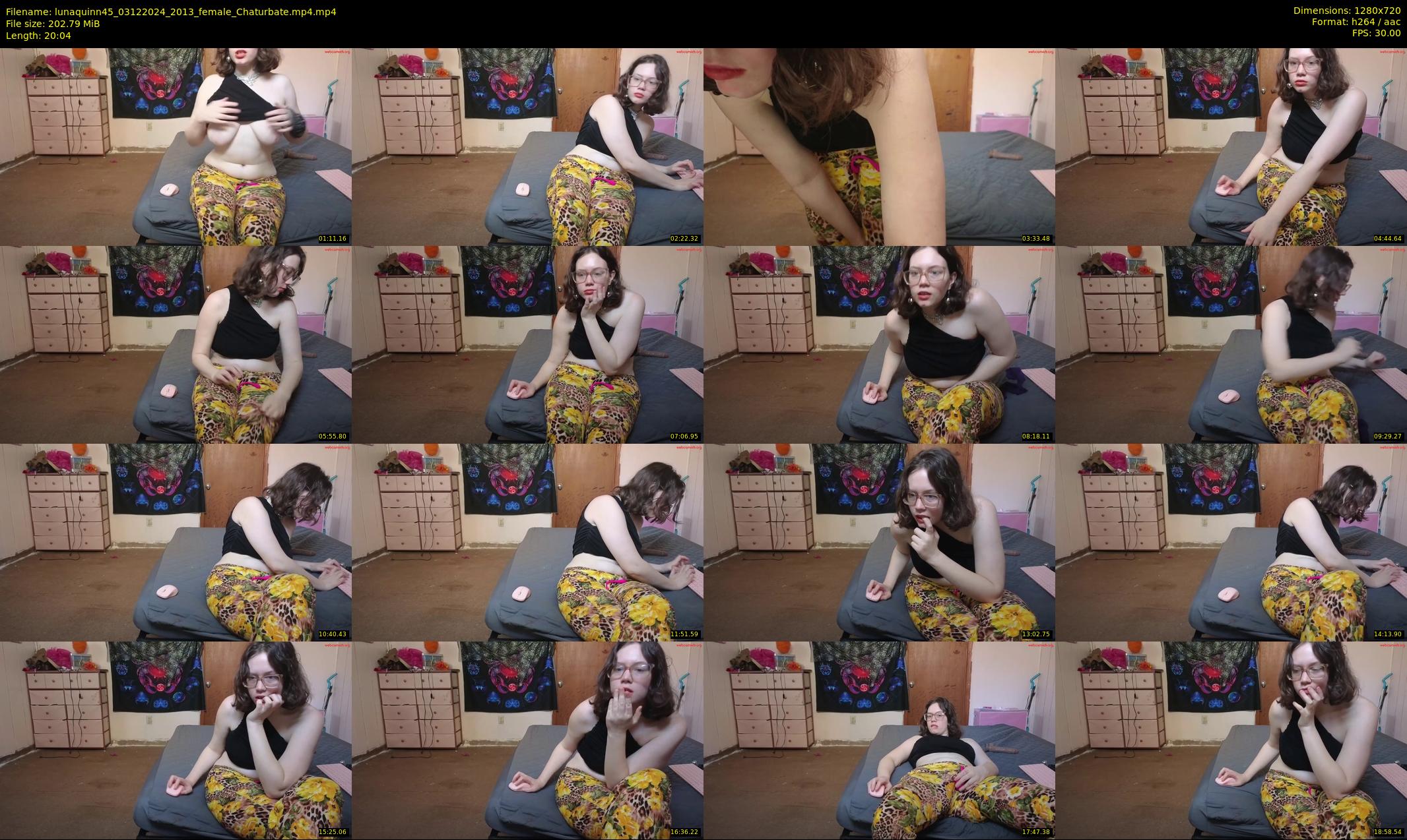 lunaquinn45 — 21 minute Chaturbate female cam show recording, 720p, Dec 3, 2024