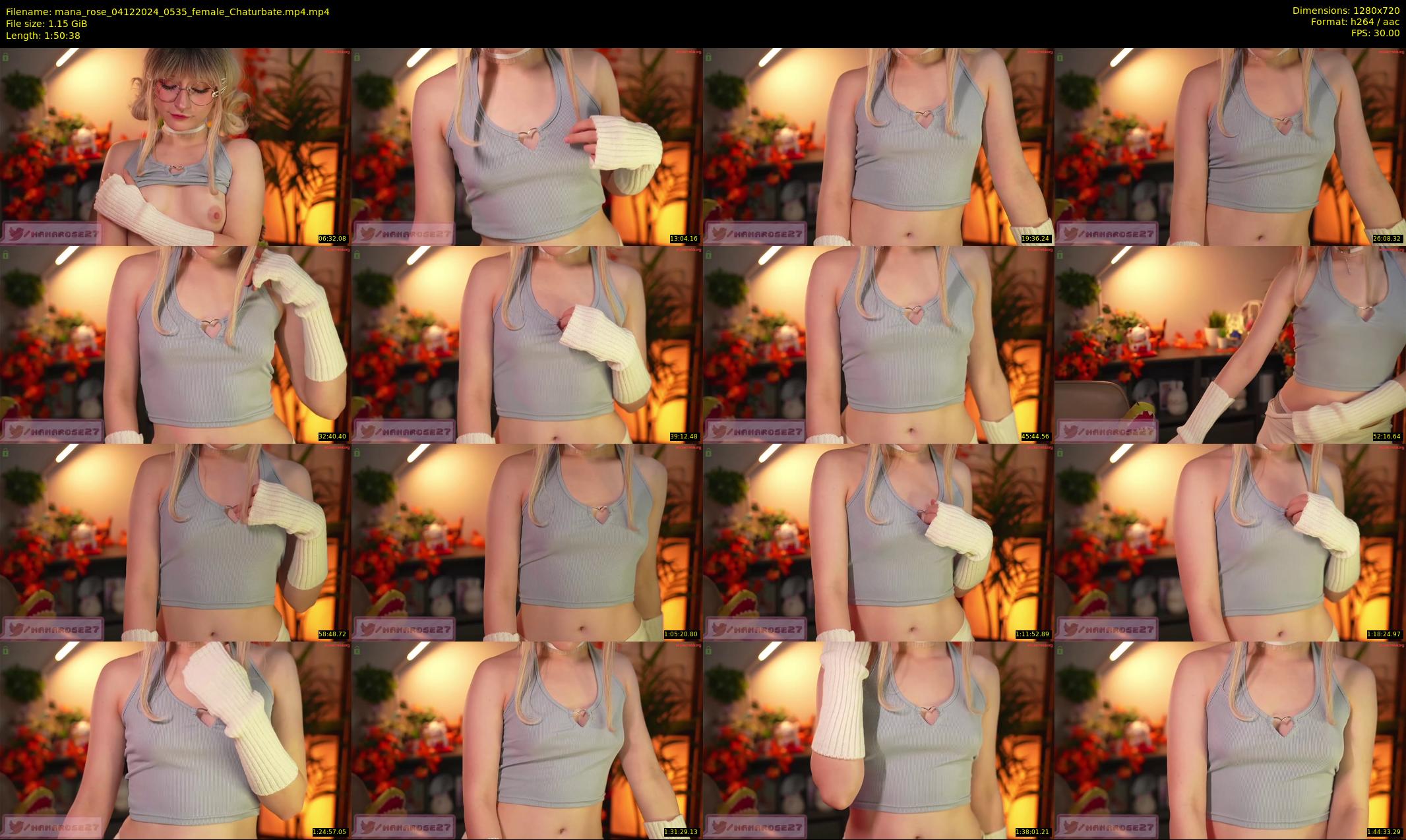 mana_rose — 111 minute Chaturbate female cam show recording, 720p, Dec 4, 2024