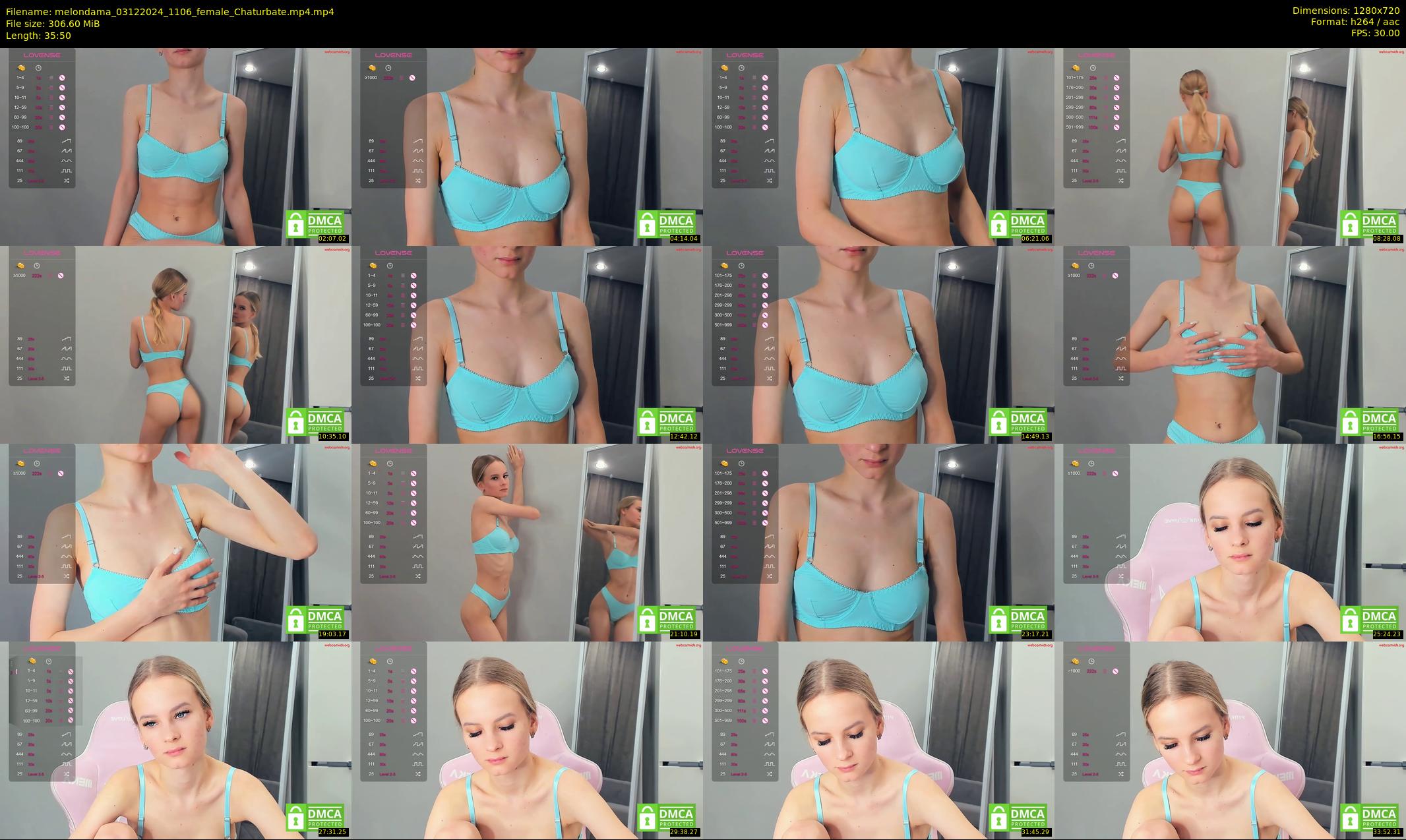 melondama — 36 minute Chaturbate female cam show recording, 720p, Dec 3, 2024