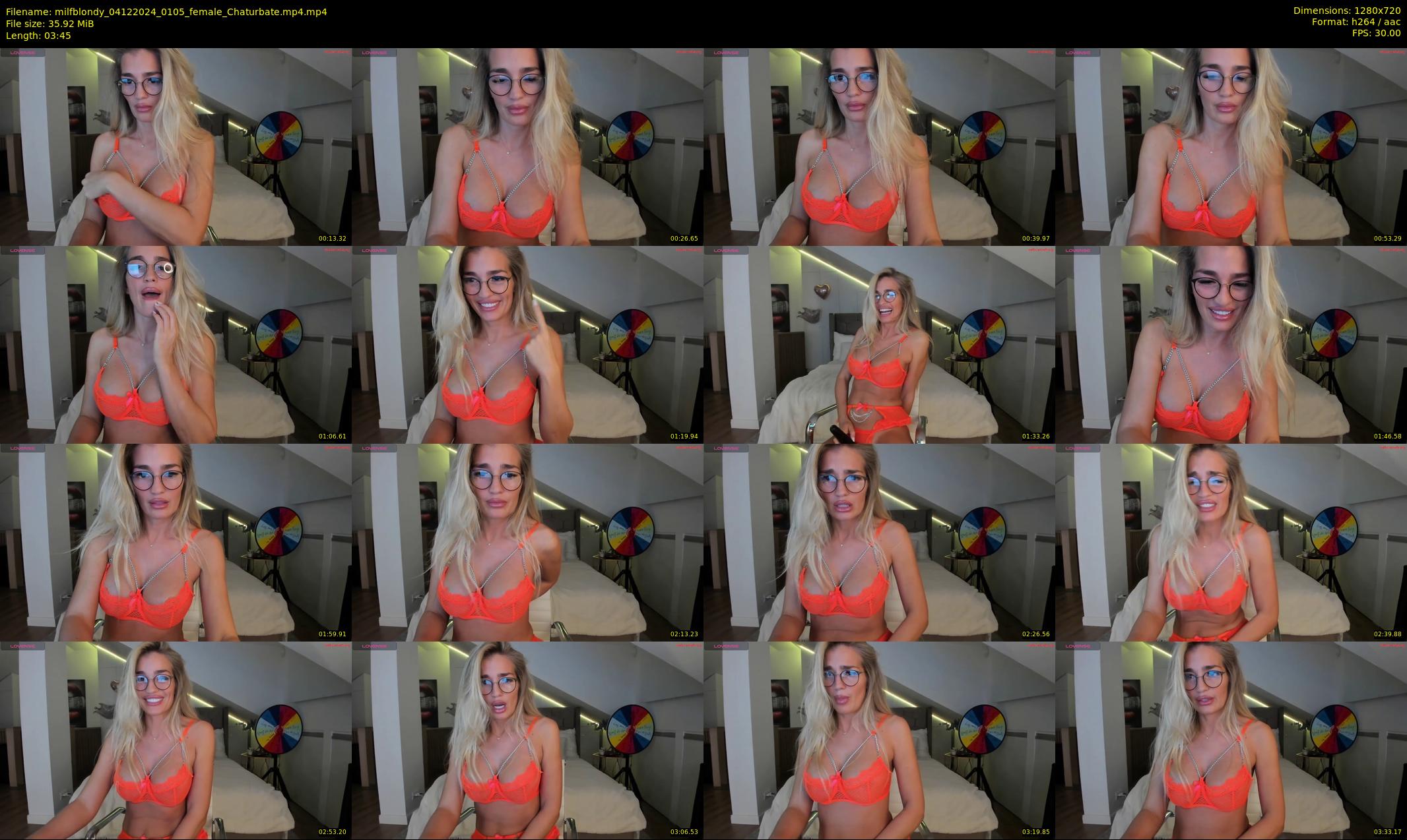 milfblondy — 4 minute Chaturbate female cam show recording, 720p, Dec 4, 2024