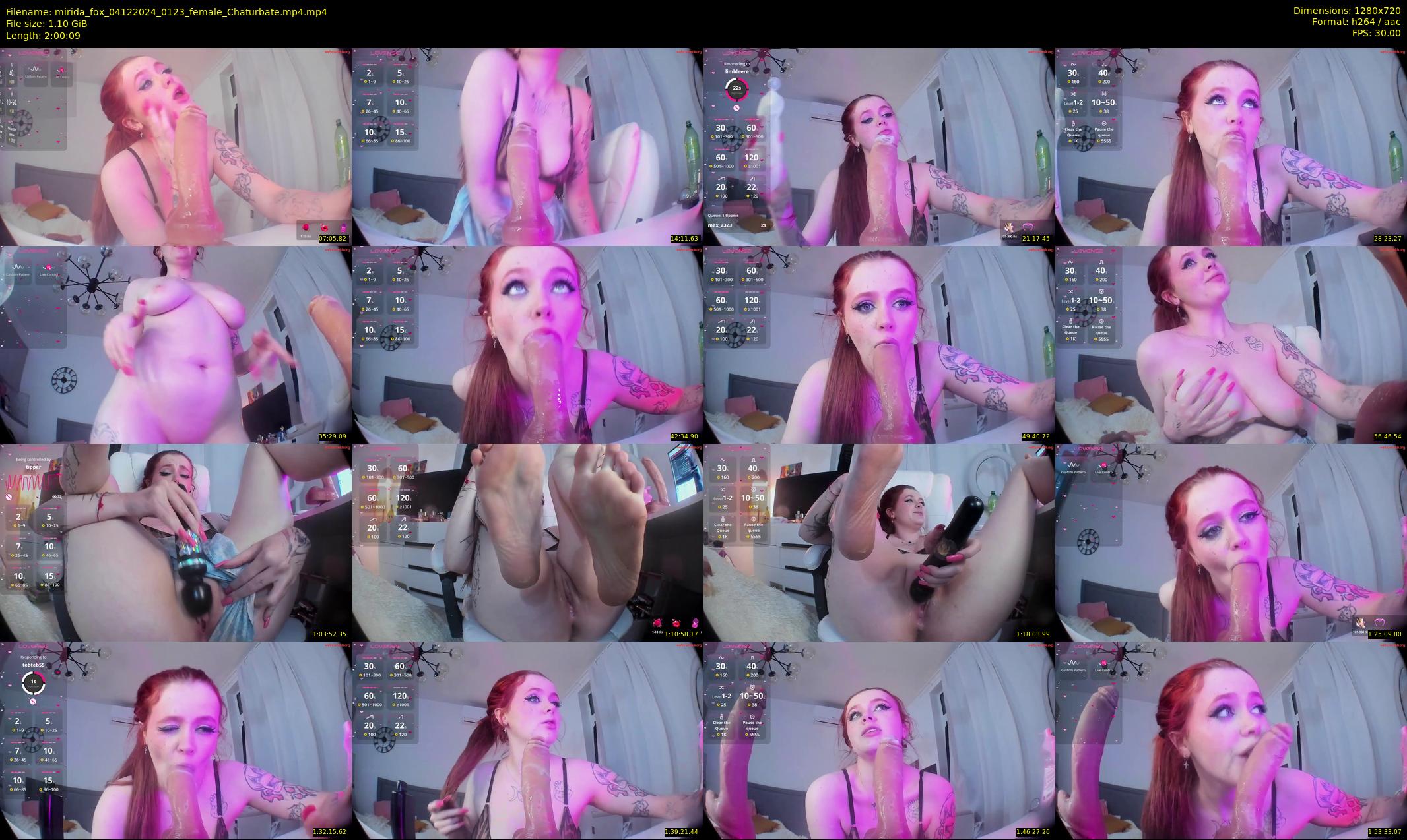 mirida_fox — 121 minute Chaturbate female cam show recording, 720p, Dec 4, 2024