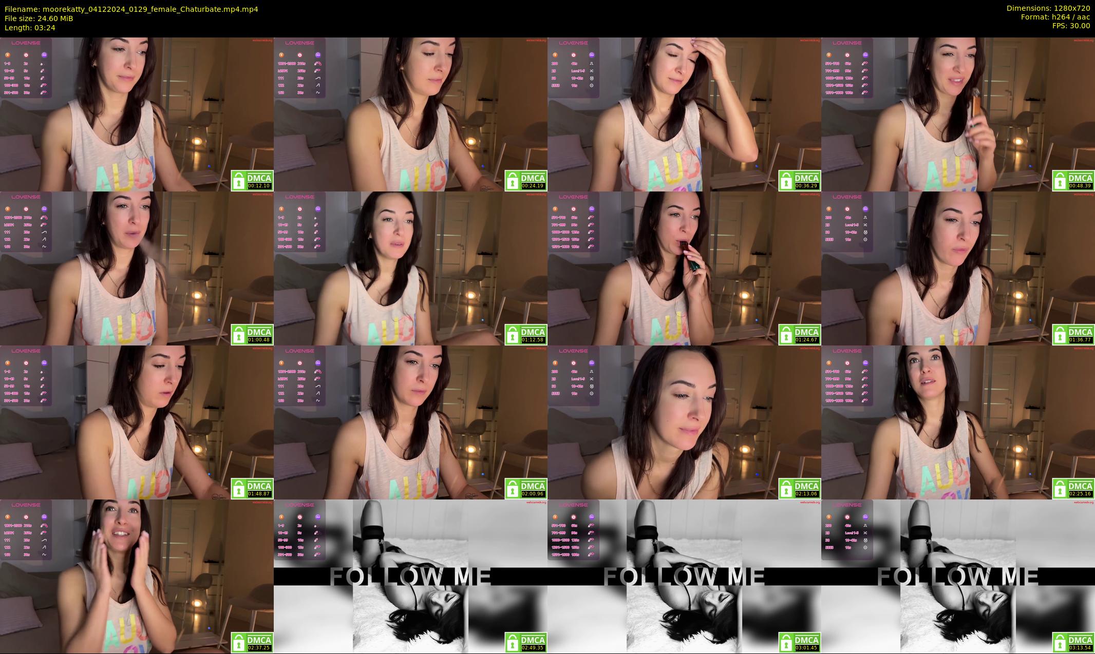 moorekatty — 4 minute Chaturbate female cam show recording, 720p, Dec 4, 2024