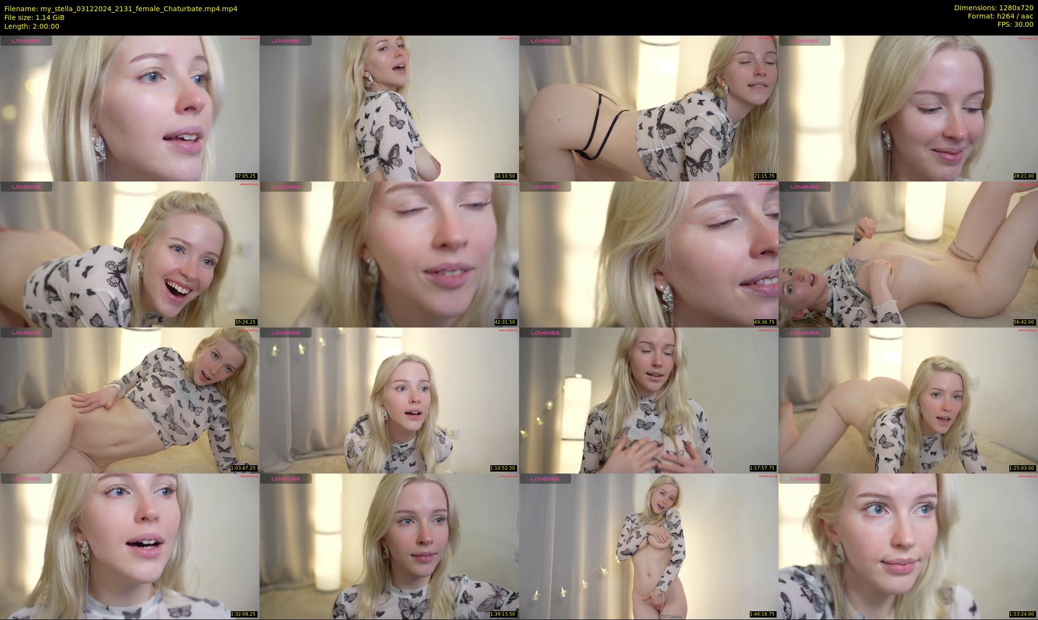 my_stella — 120 minute Chaturbate female cam show recording, 720p, Dec 3, 2024