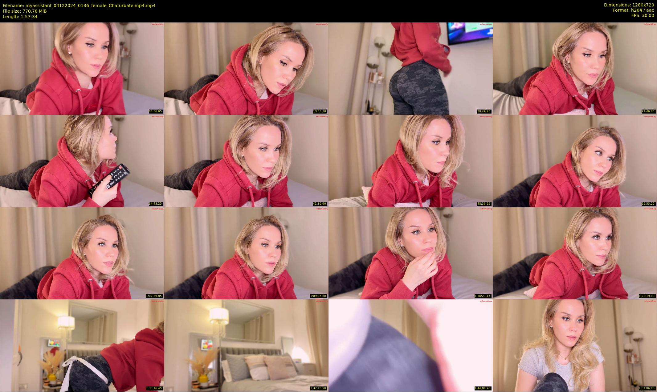 myassistant — 118 minute Chaturbate female cam show recording, 720p, Dec 4, 2024