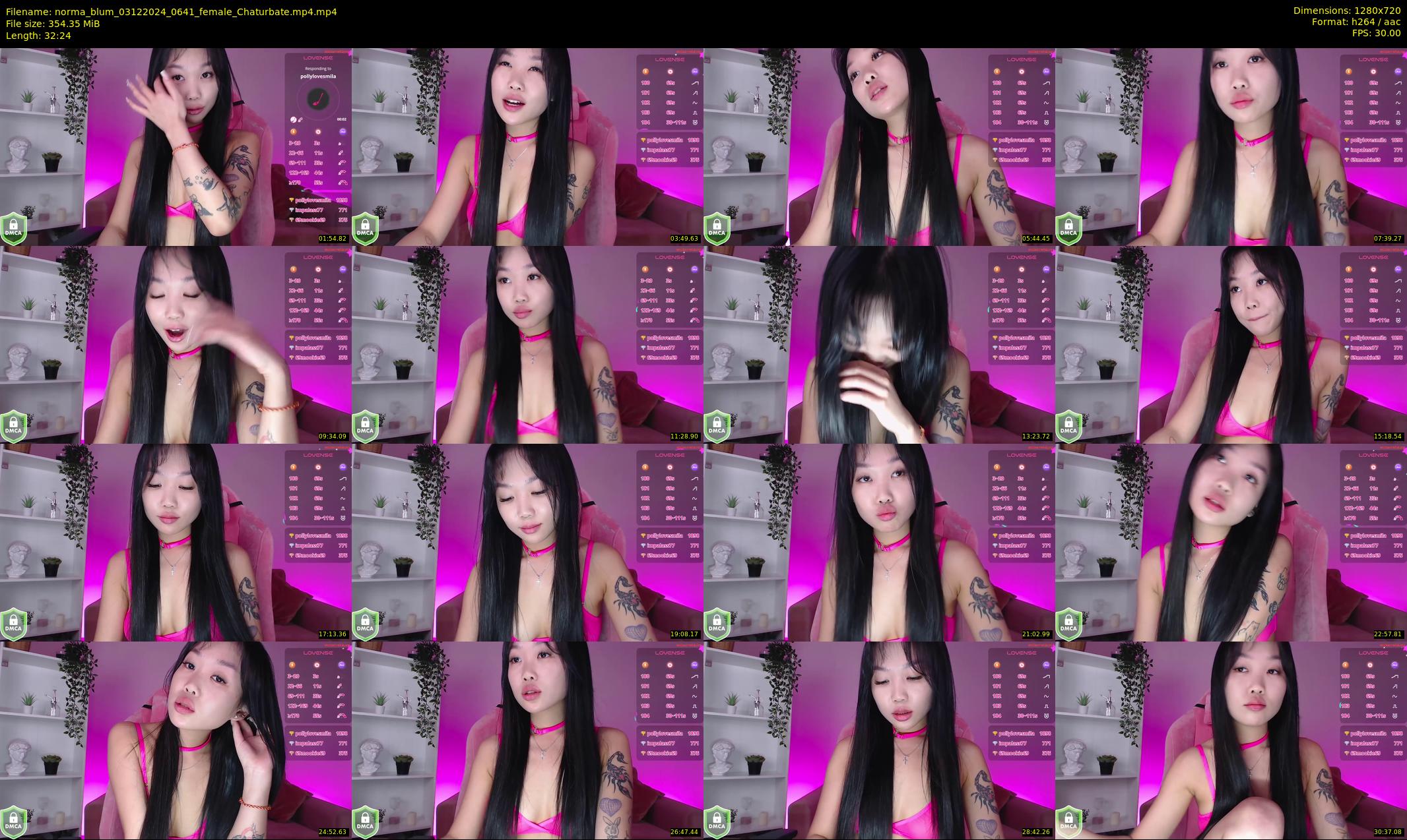 norma_blum — 33 minute Chaturbate female cam show recording, 720p, Dec 3, 2024