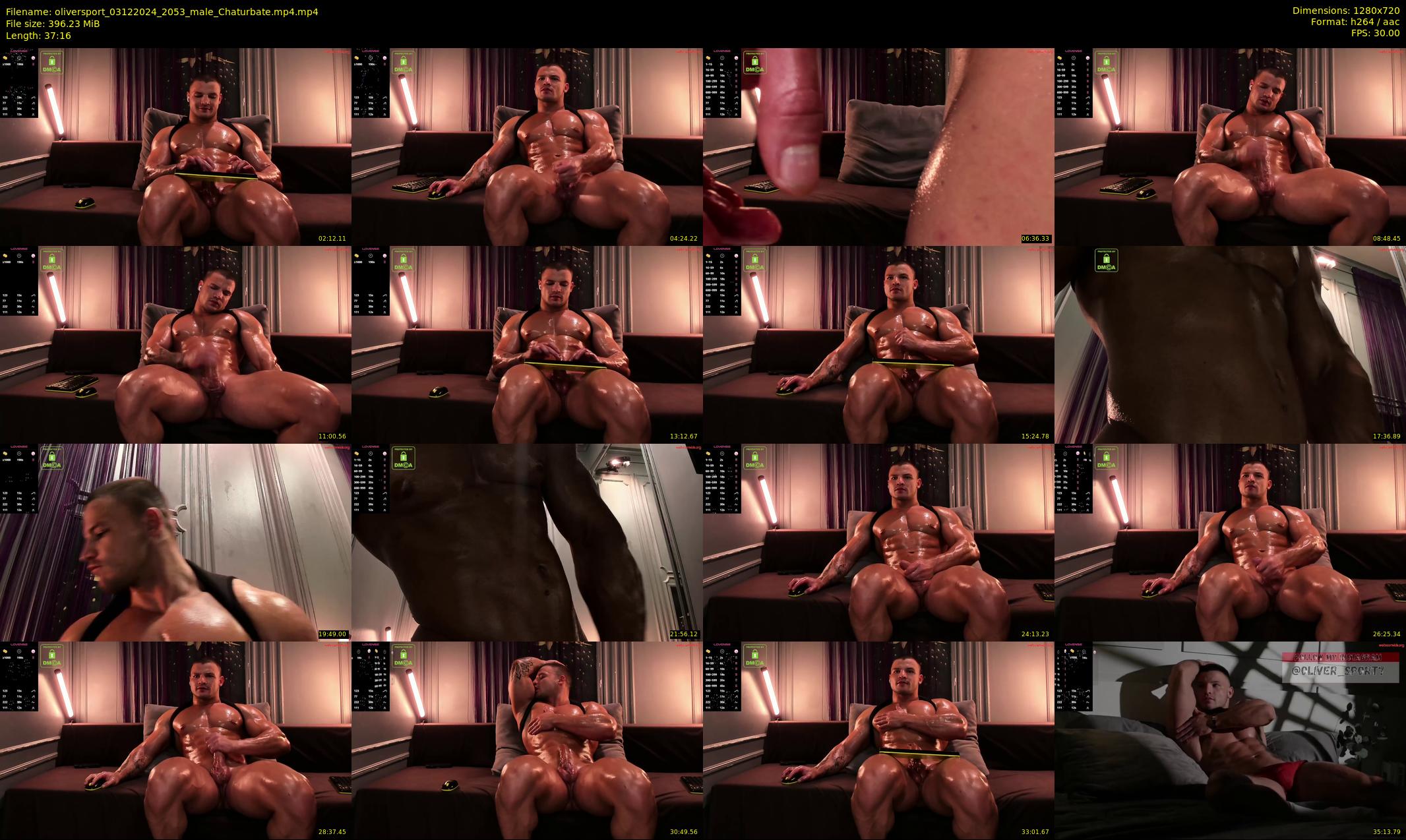 oliversport — 38 minute Chaturbate male cam show recording, 720p, Dec 3, 2024