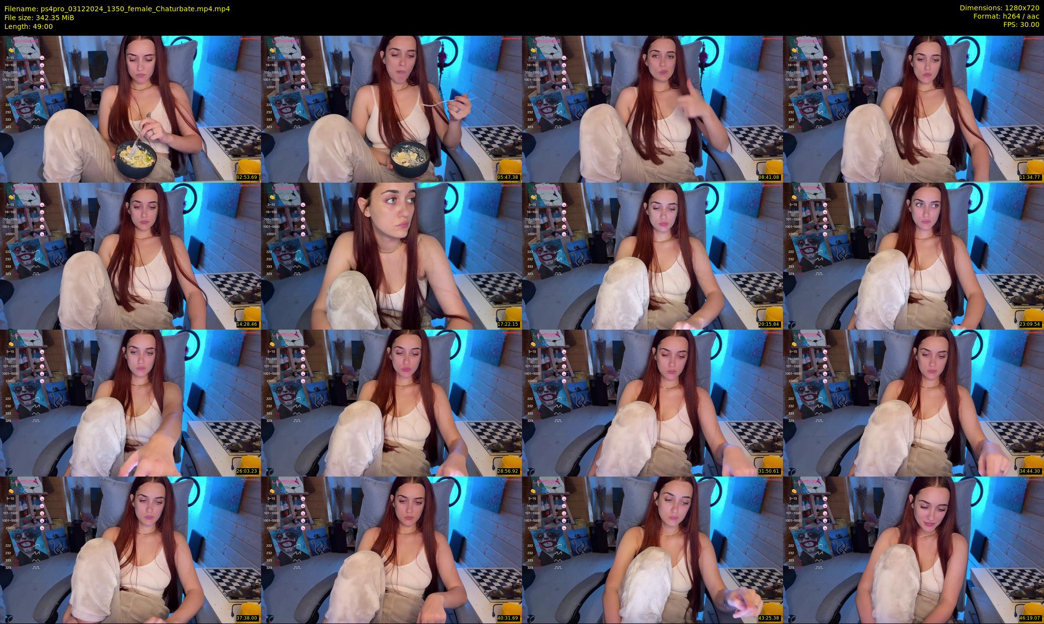 ps4pro — 49 minute Chaturbate female cam show recording, 720p, Dec 3, 2024