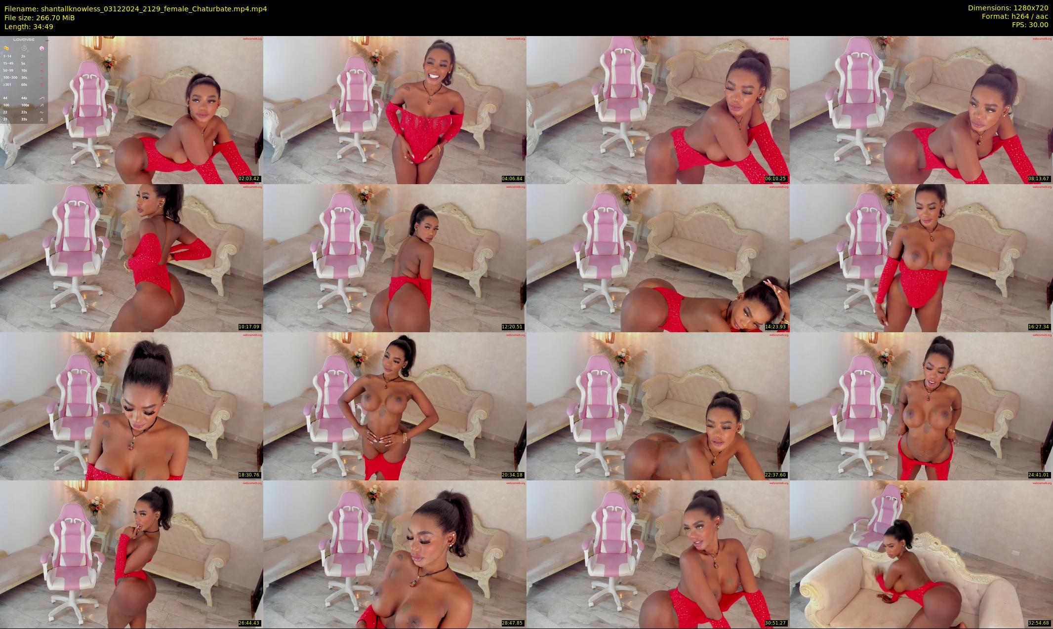 shantallknowless — 35 minute Chaturbate female cam show recording, 720p, Dec 3, 2024