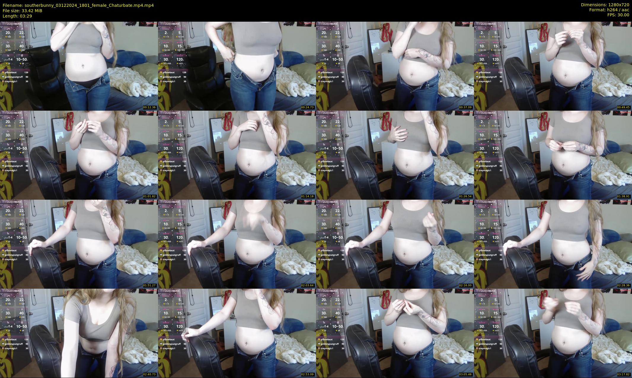 southerbunny — 4 minute Chaturbate female cam show recording, 720p, Dec 3, 2024