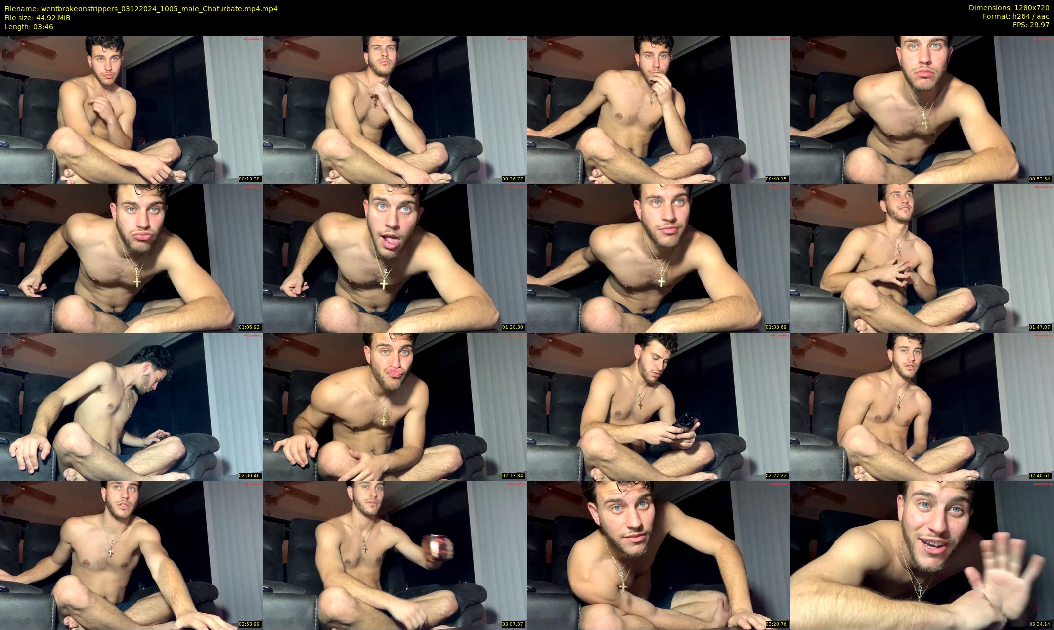 wentbrokeonstrippers — 4 minute Chaturbate male cam show recording, 720p, Dec 3, 2024