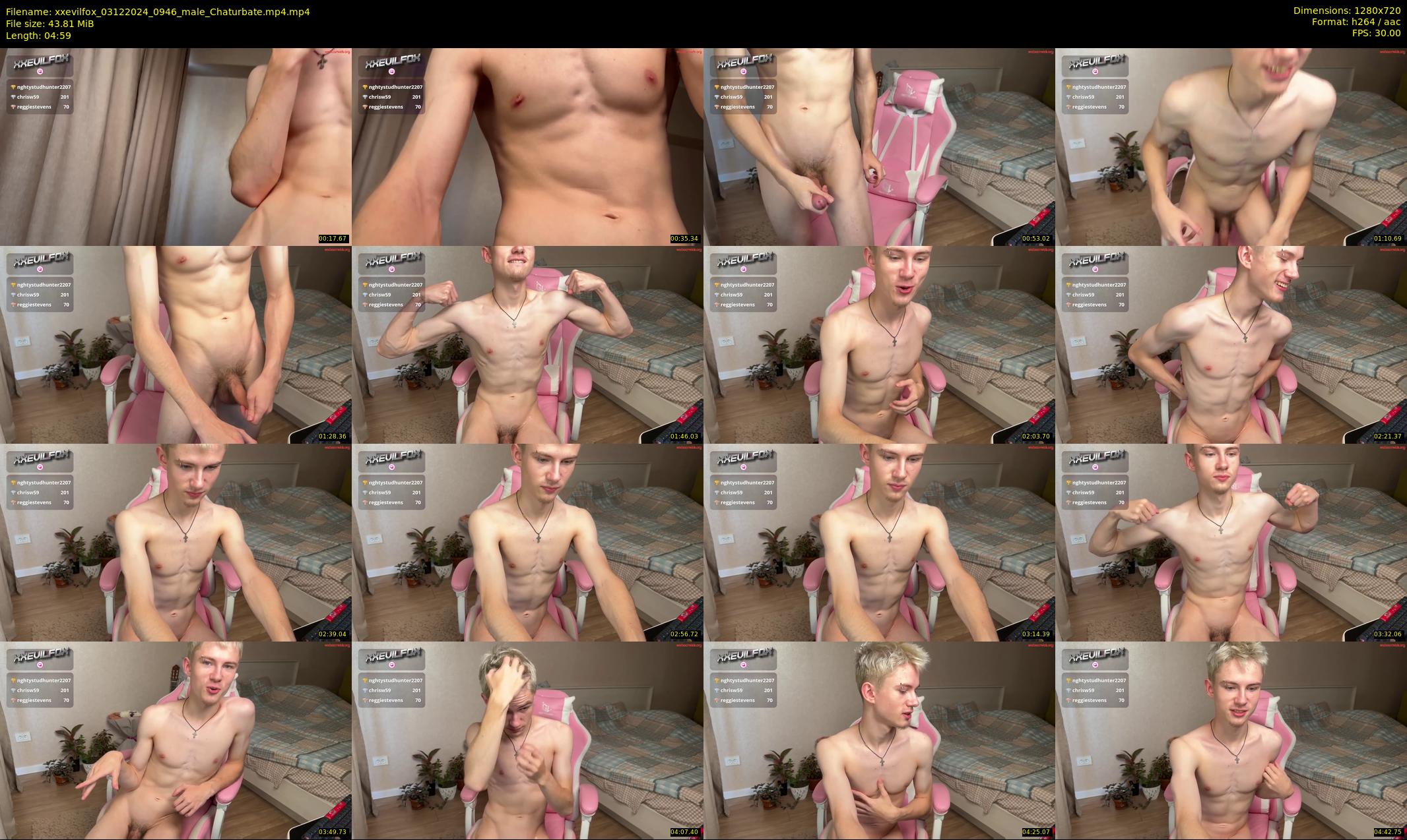 xxevilfox — 5 minute Chaturbate male cam show recording, 720p, Dec 3, 2024