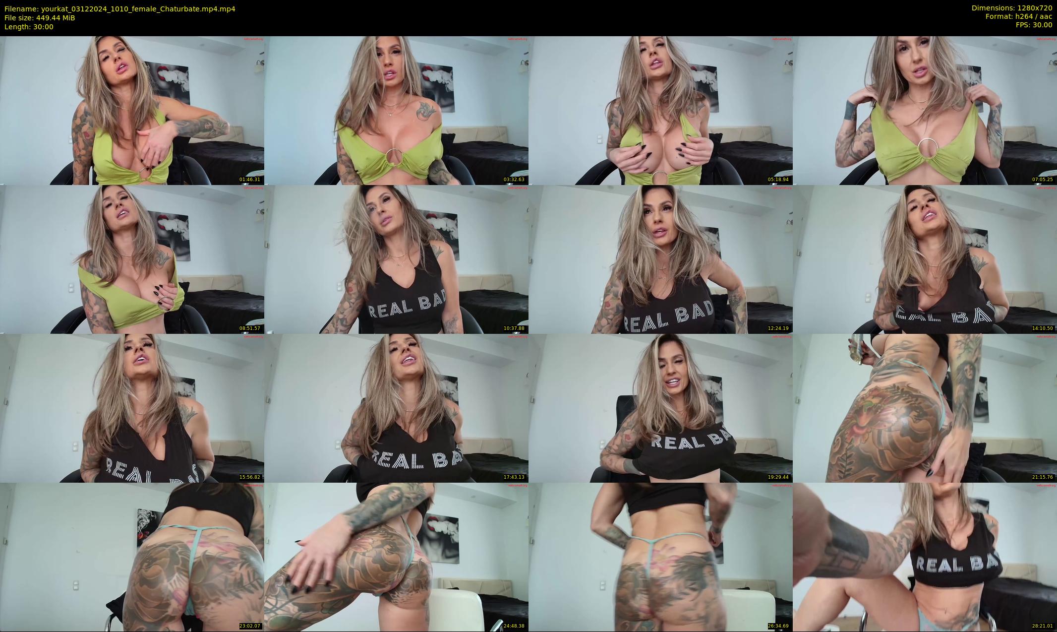 yourkat — 30 minute Chaturbate female cam show recording, 720p, Dec 3, 2024