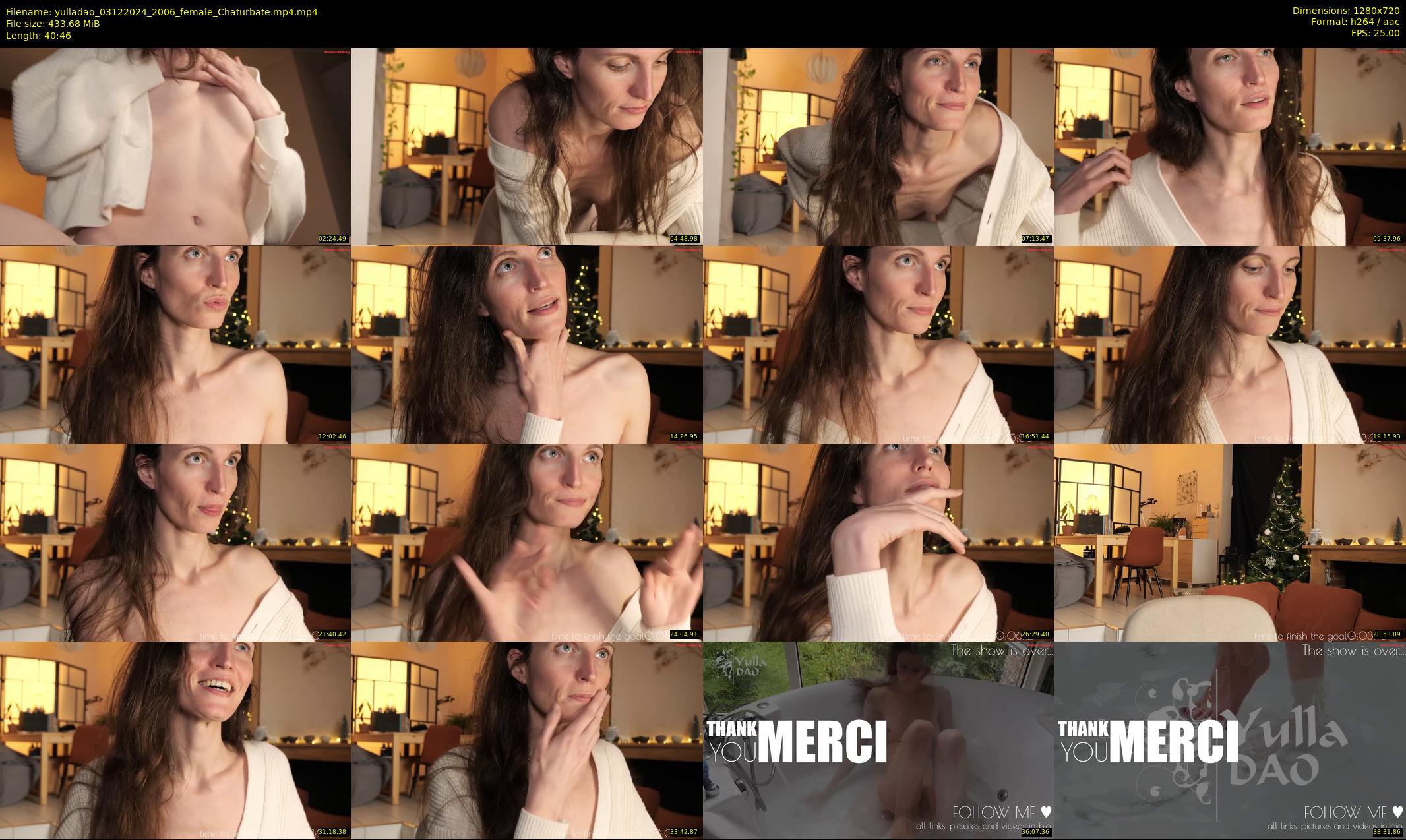 yulladao — 41 minute Chaturbate female cam show recording, 720p, Dec 3, 2024
