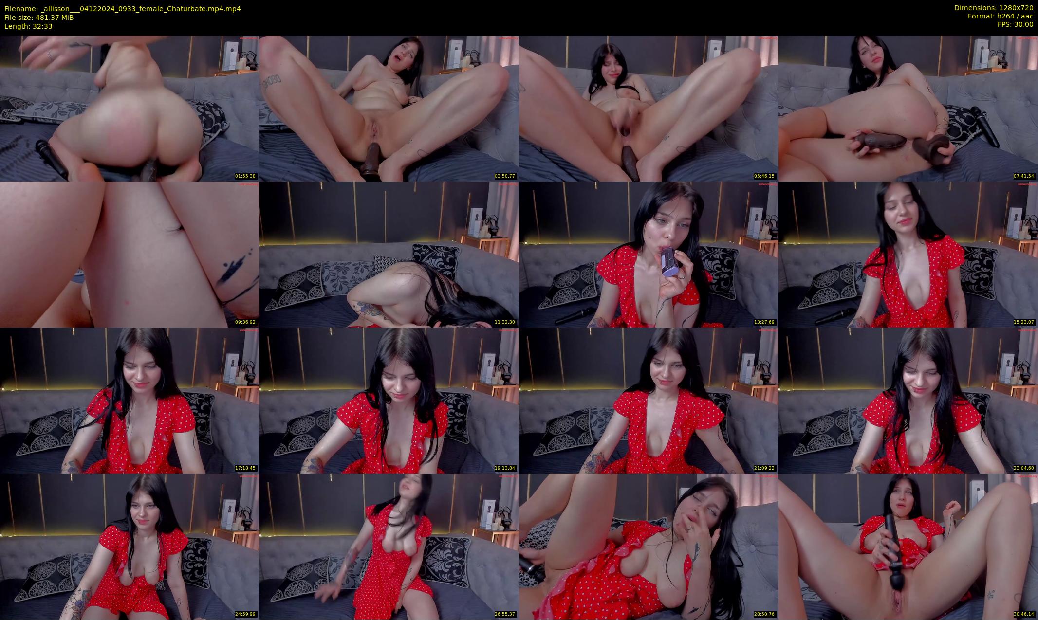 _allisson__ — 33 minute Chaturbate female cam show recording, 720p, Dec 4, 2024