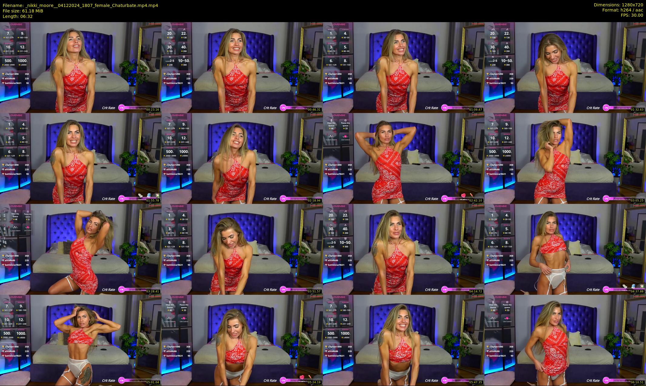 _nikki_moore_ — 7 minute Chaturbate female cam show recording, 720p, Dec 4, 2024
