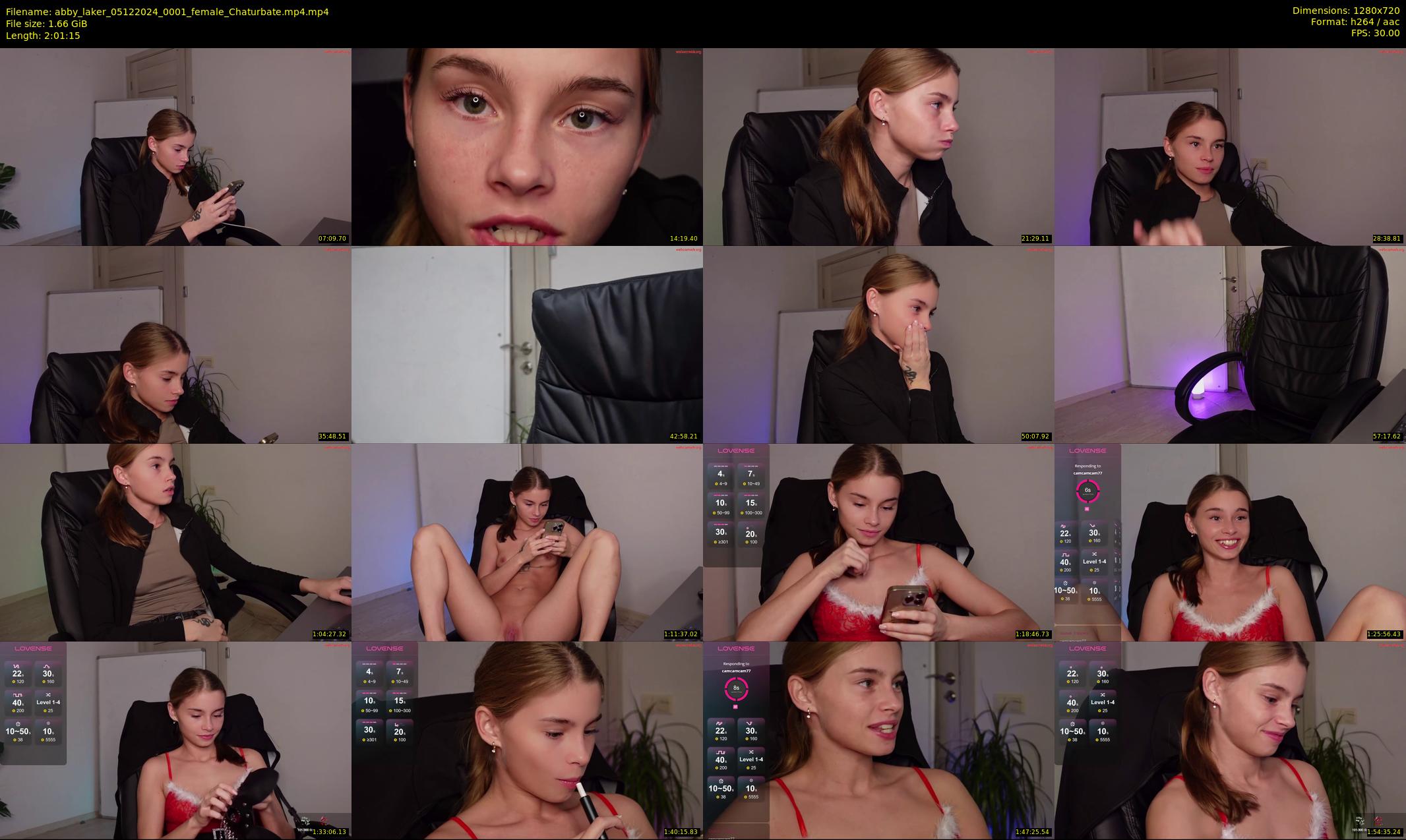 abby_laker — 122 minute Chaturbate female cam show recording, 720p, Dec 5, 2024