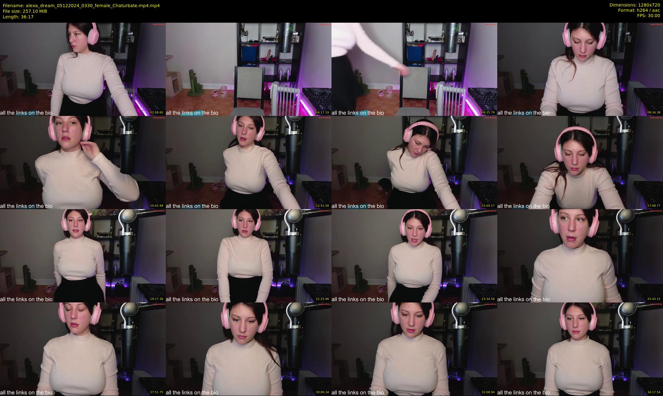 alexa_dream — 37 minute Chaturbate female cam show recording, 720p, Dec 5, 2024