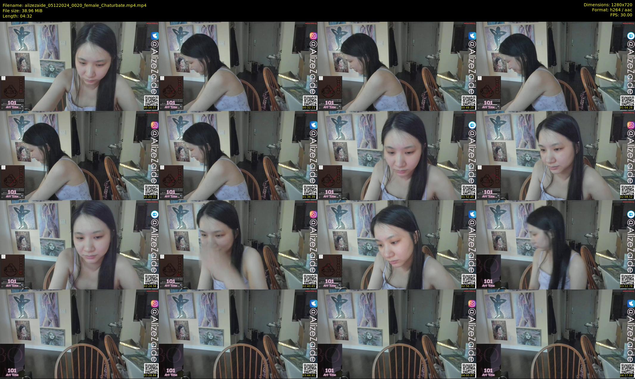 alizezaide — 5 minute Chaturbate female cam show recording, 720p, Dec 5, 2024