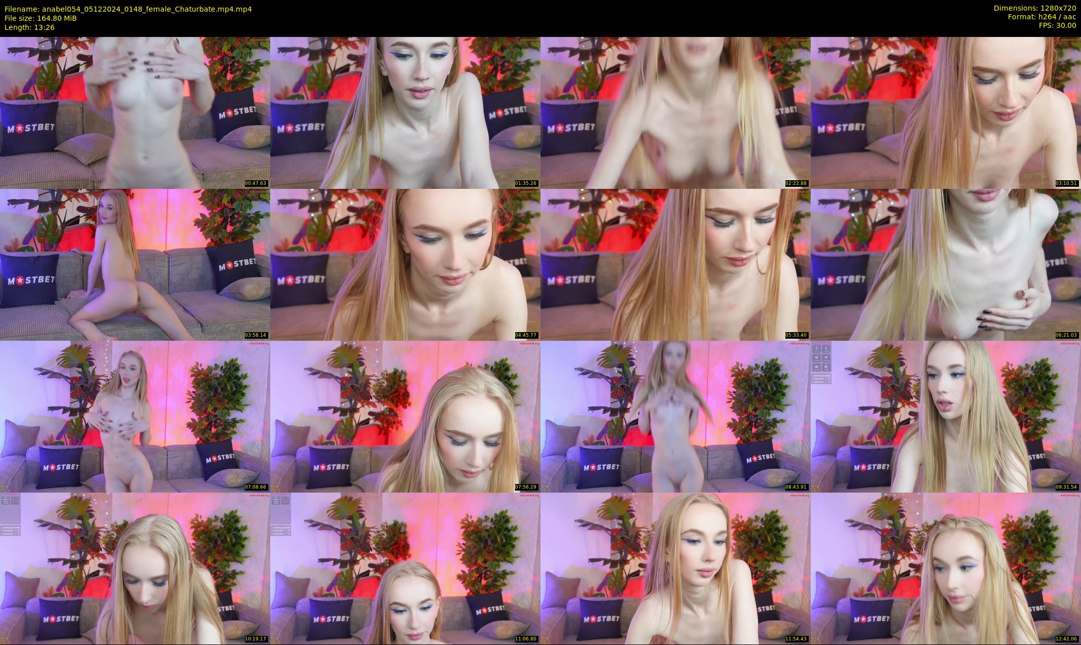anabel054 — 14 minute Chaturbate female cam show recording, 720p, Dec 5, 2024