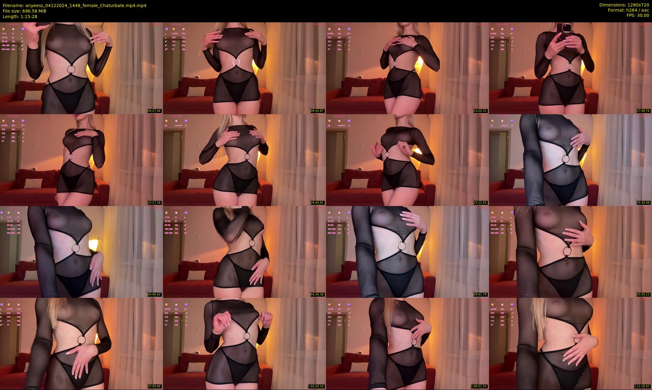 anyeess — 76 minute Chaturbate female cam show recording, 720p, Dec 4, 2024