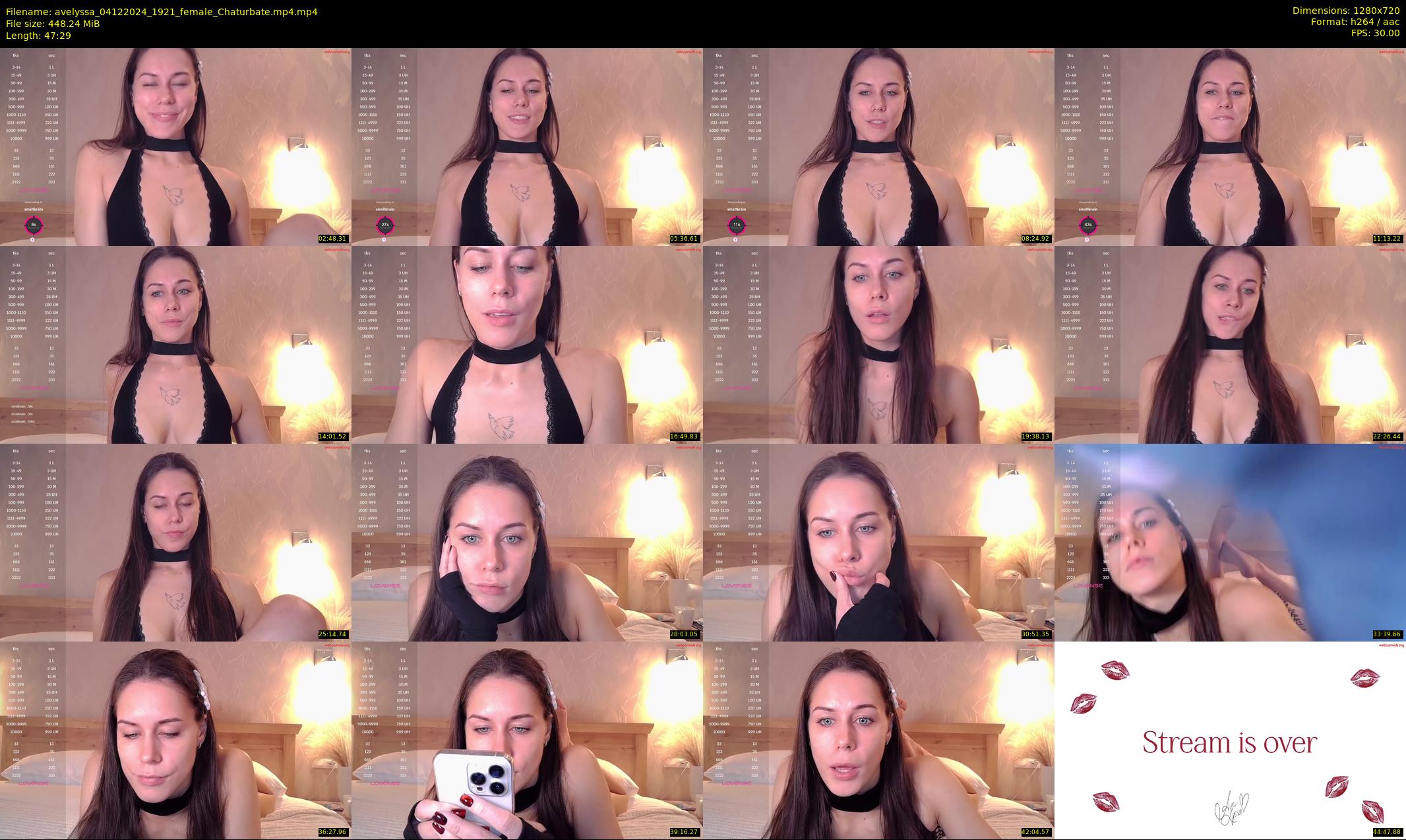 avelyssa — 48 minute Chaturbate female cam show recording, 720p, Dec 4, 2024