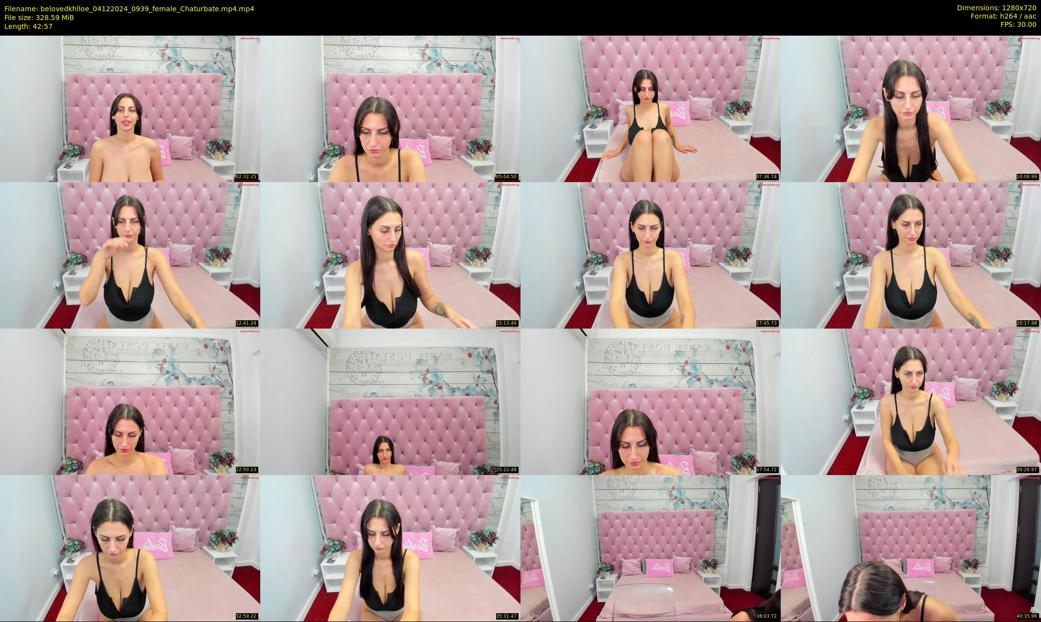 belovedkhlloe — 43 minute Chaturbate female cam show recording, 720p, Dec 4, 2024