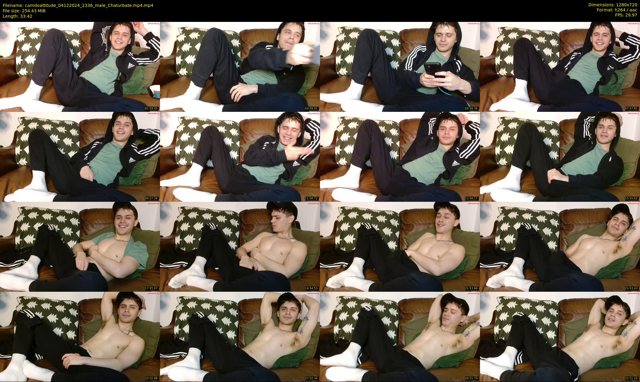 camdoattitude — 34 minute Chaturbate male cam show recording, 720p, Dec 4, 2024