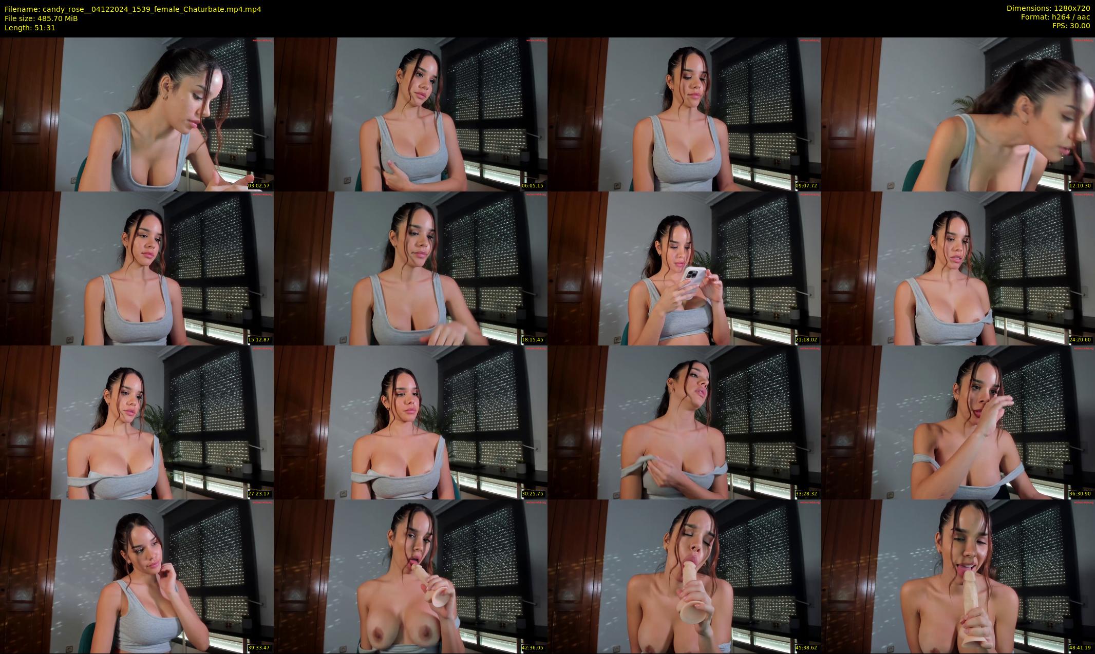 candy_rose_ — 52 minute Chaturbate female cam show recording, 720p, Dec 4, 2024