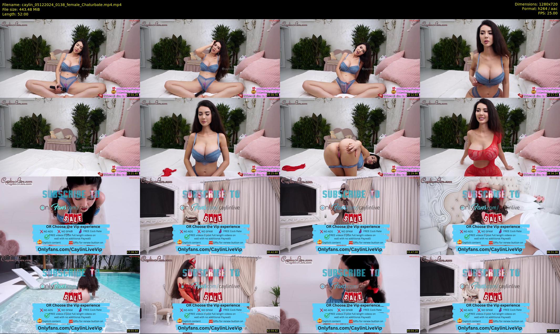 caylin — 52 minute Chaturbate female cam show recording, 720p, Dec 5, 2024