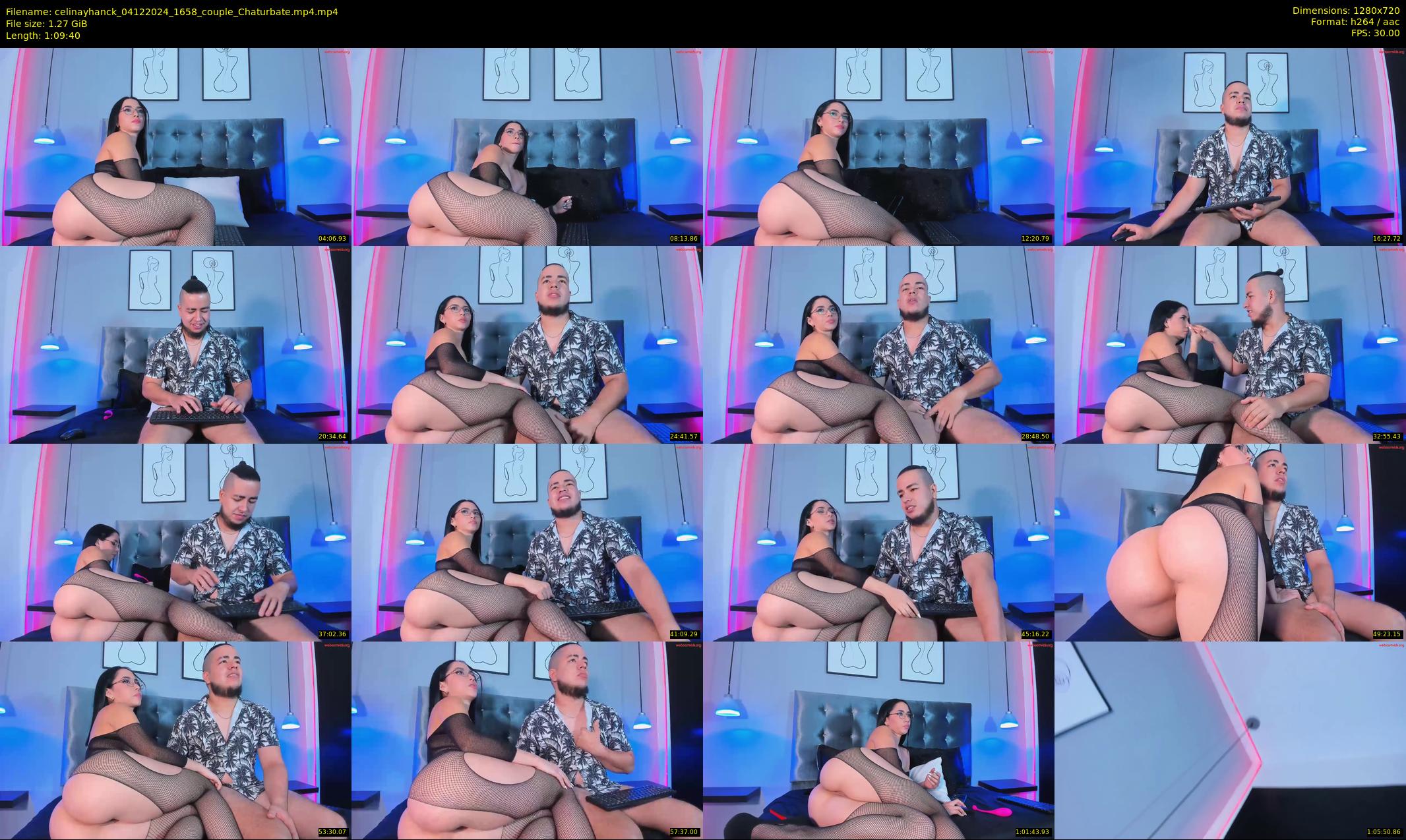 celinayhanck — 70 minute Chaturbate couple cam show recording, 720p, Dec 4, 2024