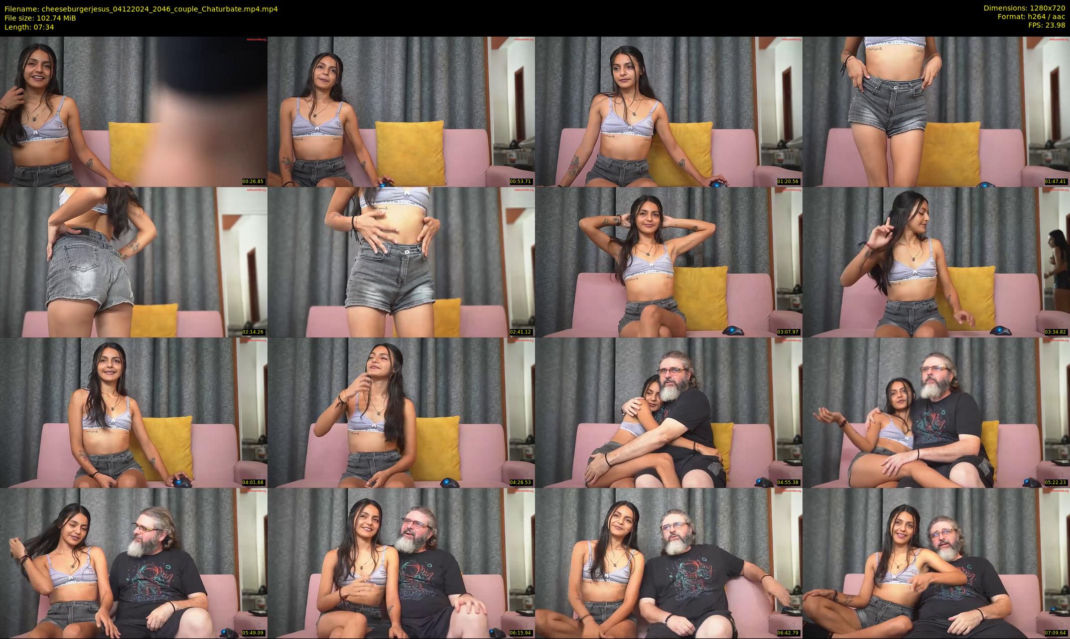 cheeseburgerjesus — 8 minute Chaturbate couple cam show recording, 720p, Dec 4, 2024