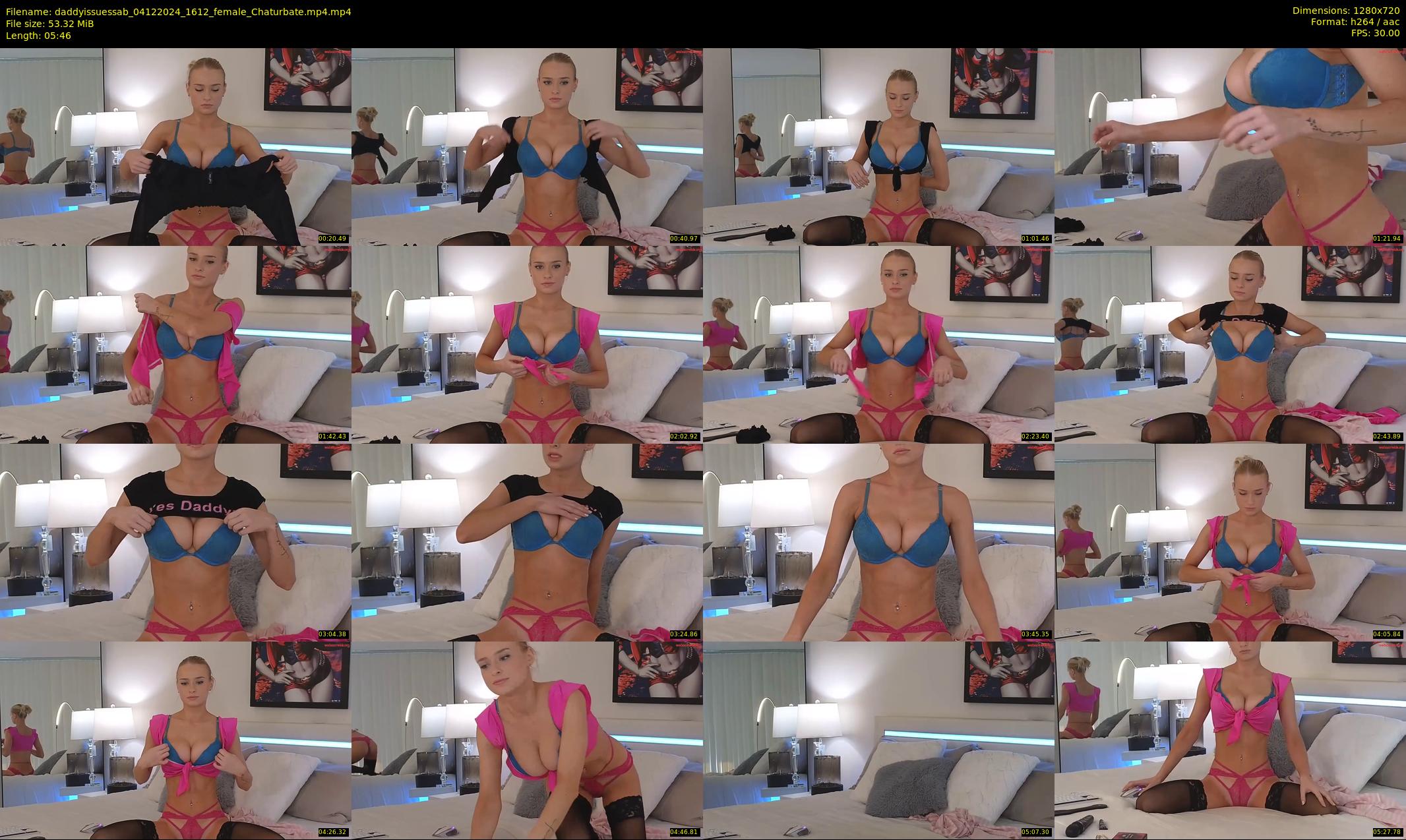 daddyissuessab — 6 minute Chaturbate female cam show recording, 720p, Dec 4, 2024