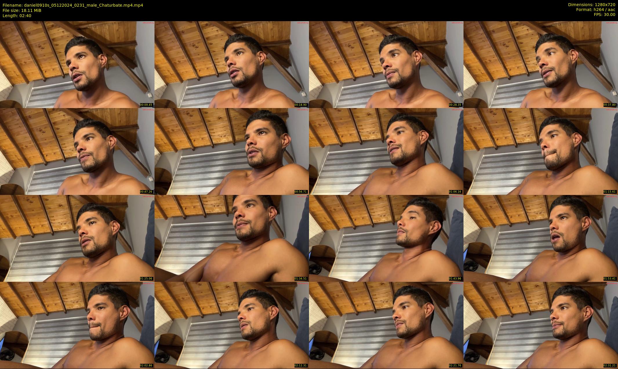 daniel0910s — 3 minute Chaturbate male cam show recording, 720p, Dec 5, 2024