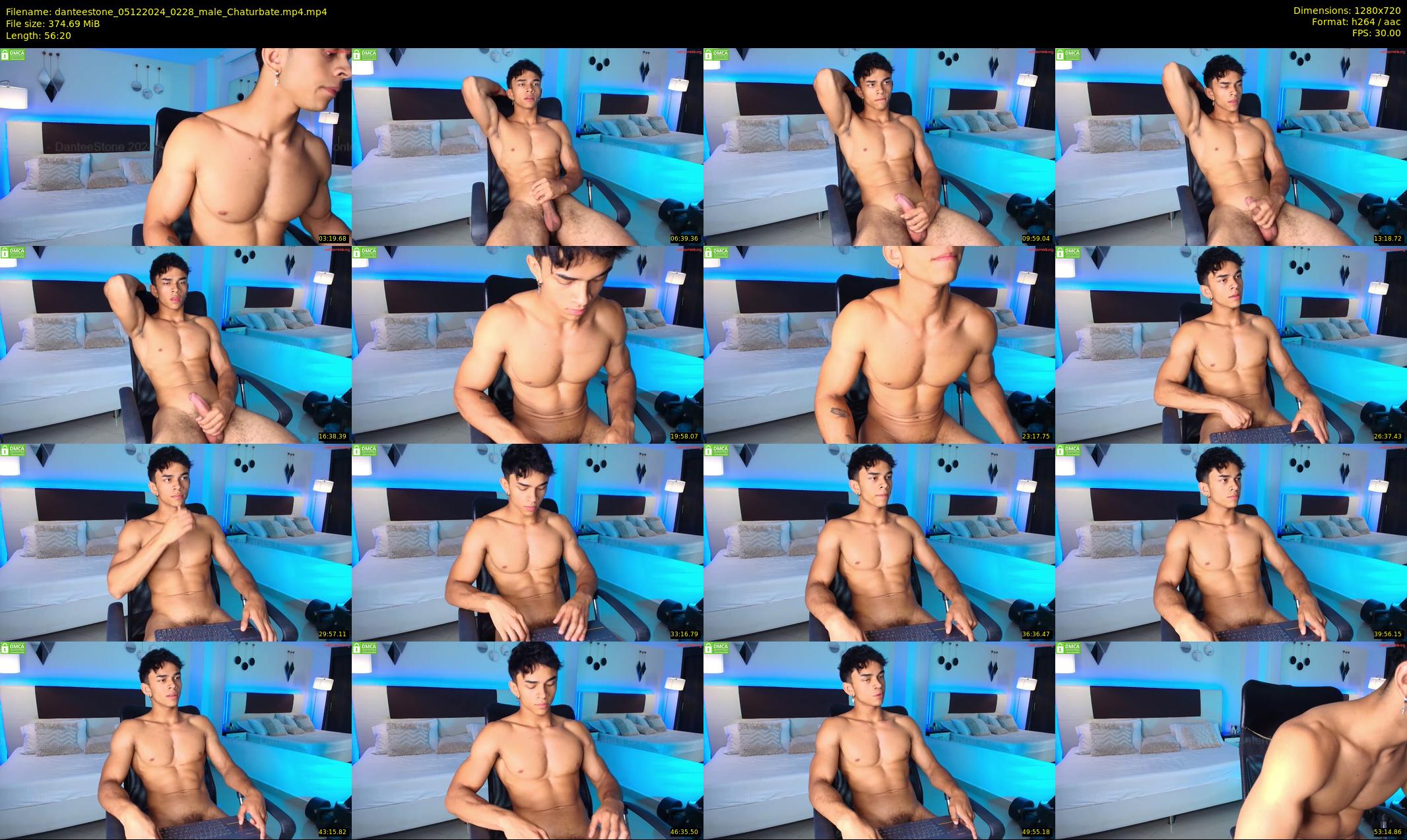 danteestone — 57 minute Chaturbate male cam show recording, 720p, Dec 5, 2024