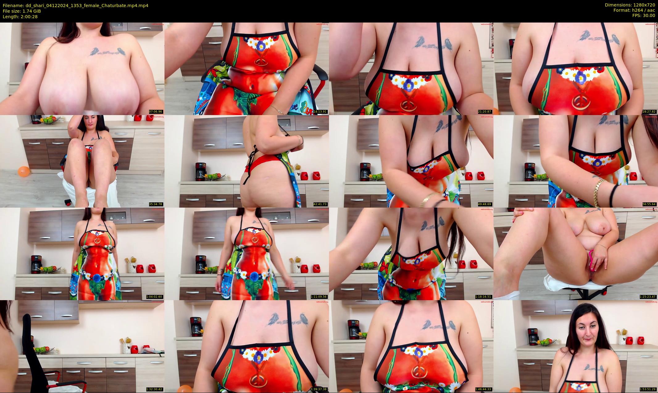 dd_shari — 121 minute Chaturbate female cam show recording, 720p, Dec 4, 2024
