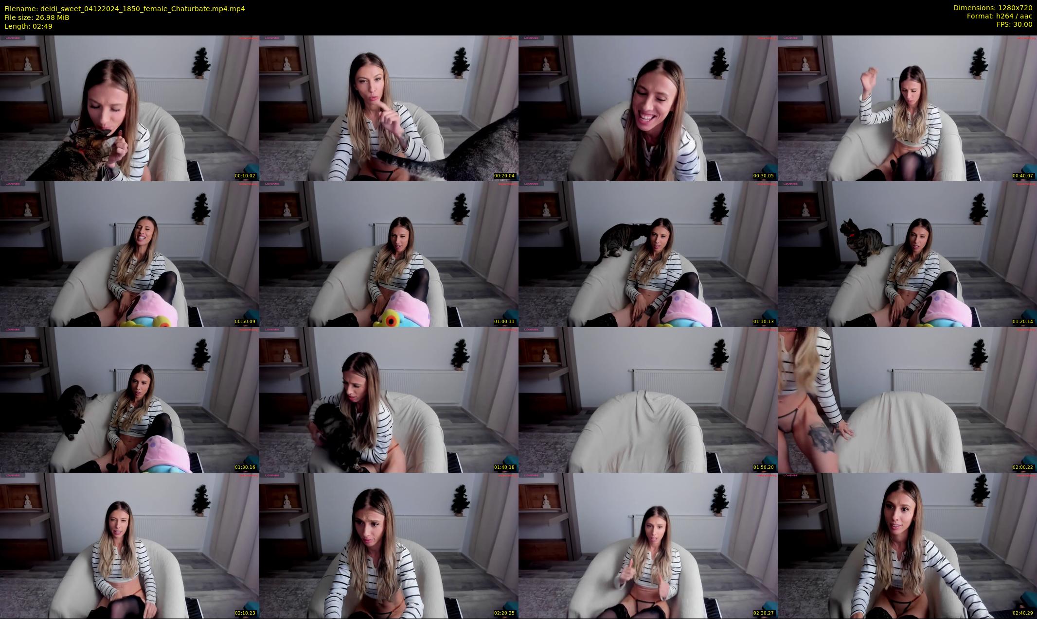 deidi_sweet — 3 minute Chaturbate female cam show recording, 720p, Dec 4, 2024
