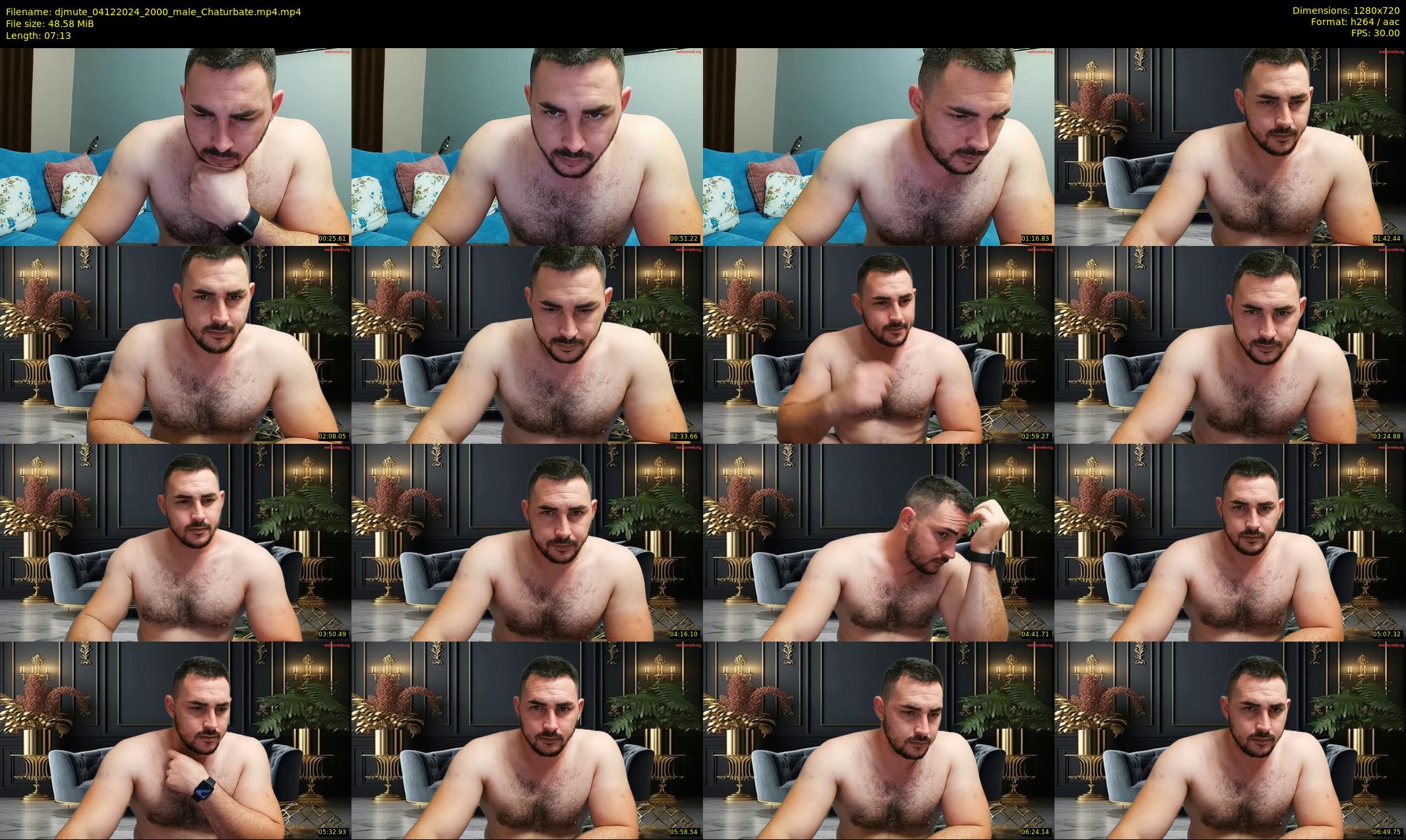 djmute — 8 minute Chaturbate male cam show recording, 720p, Dec 4, 2024