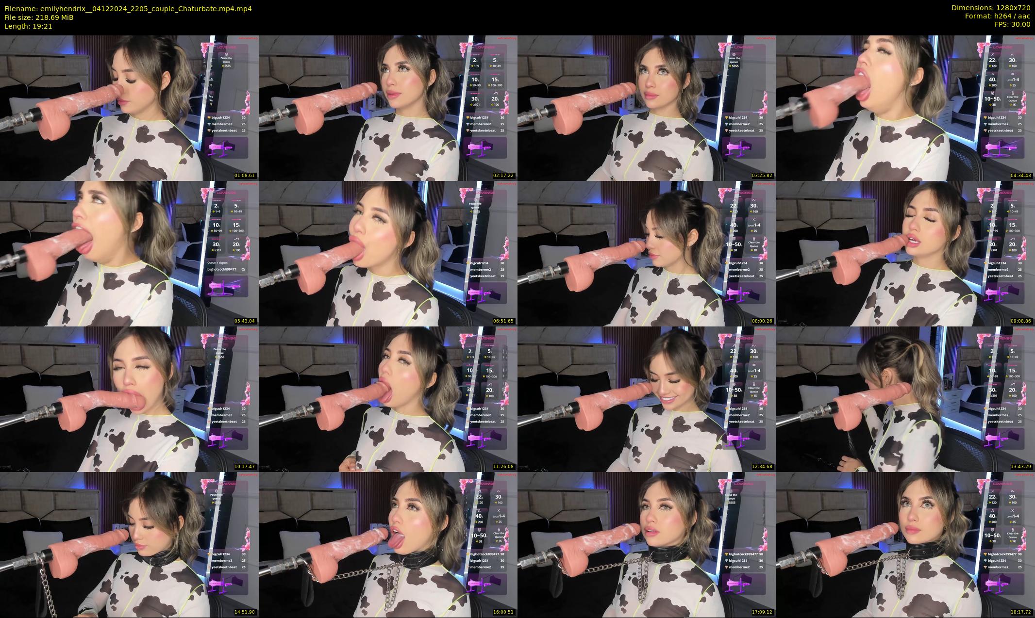 emilyhendrix_ — 20 minute Chaturbate couple cam show recording, 720p, Dec 4, 2024