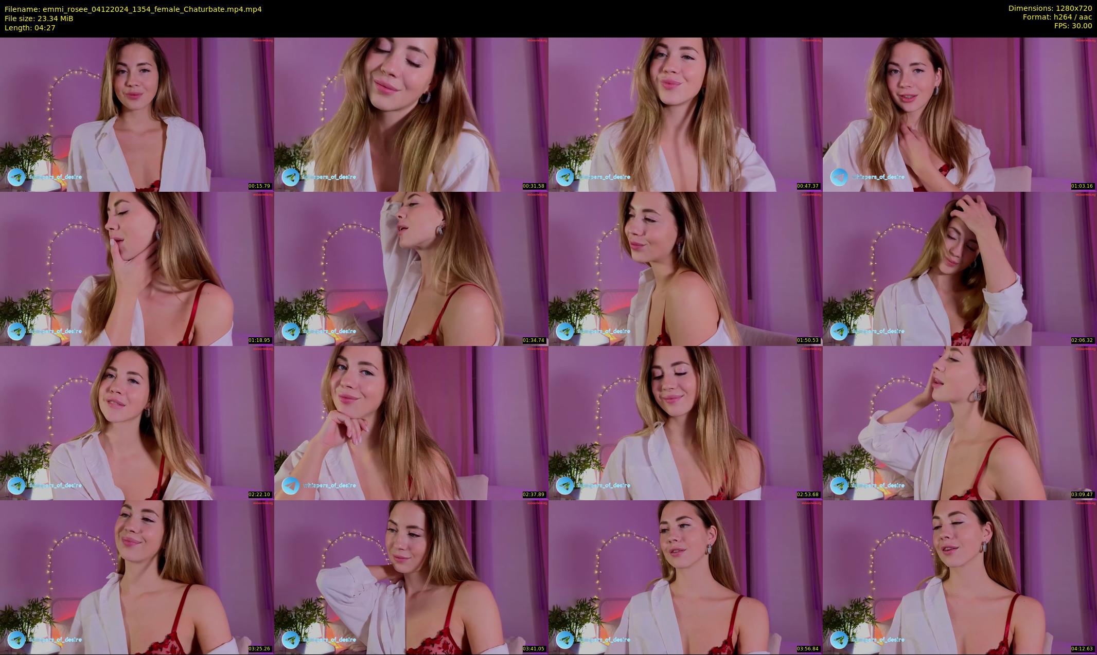 emmi_rosee — 5 minute Chaturbate female cam show recording, 720p, Dec 4, 2024