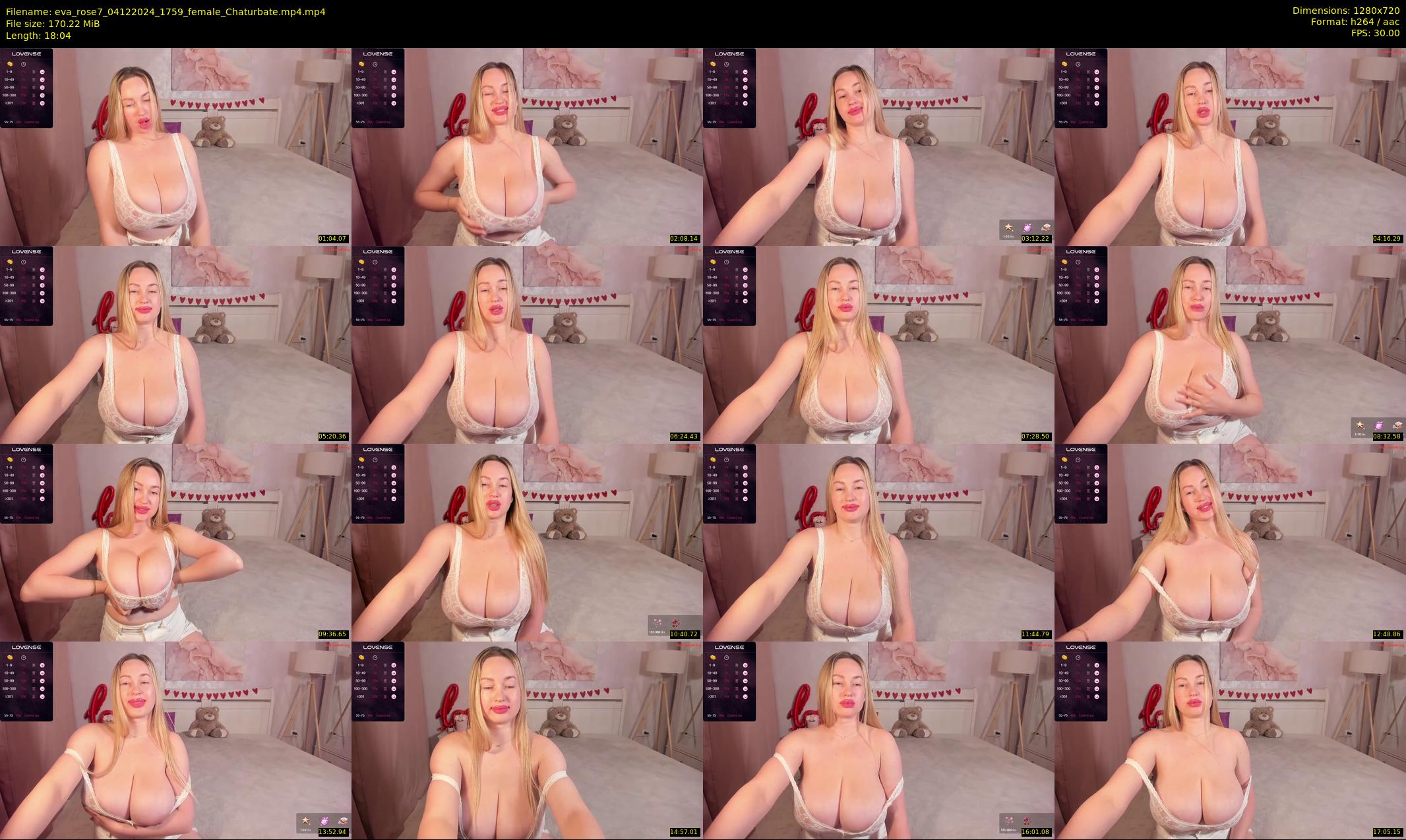 eva_rose7 — 19 minute Chaturbate female cam show recording, 720p, Dec 4, 2024